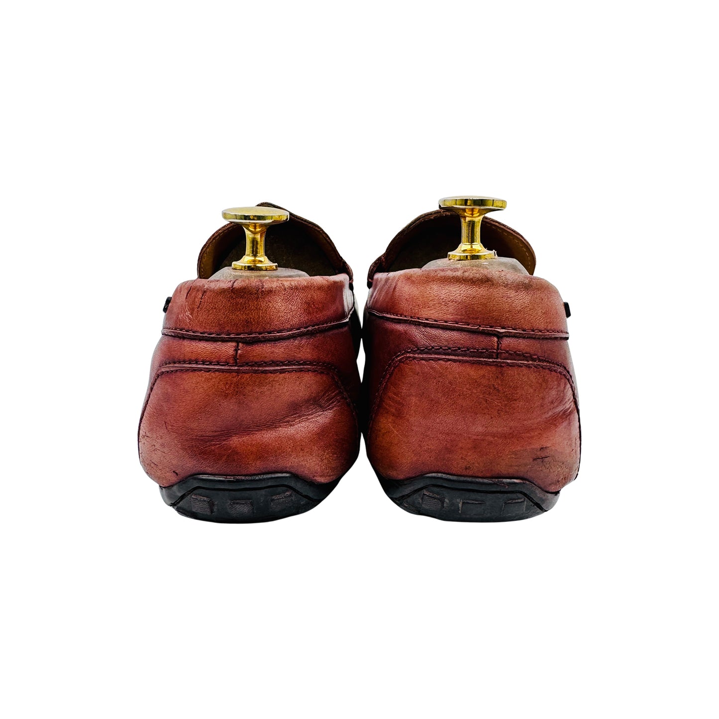 Balmain Paris B Monogram Brown Loafers (Size 42.5)