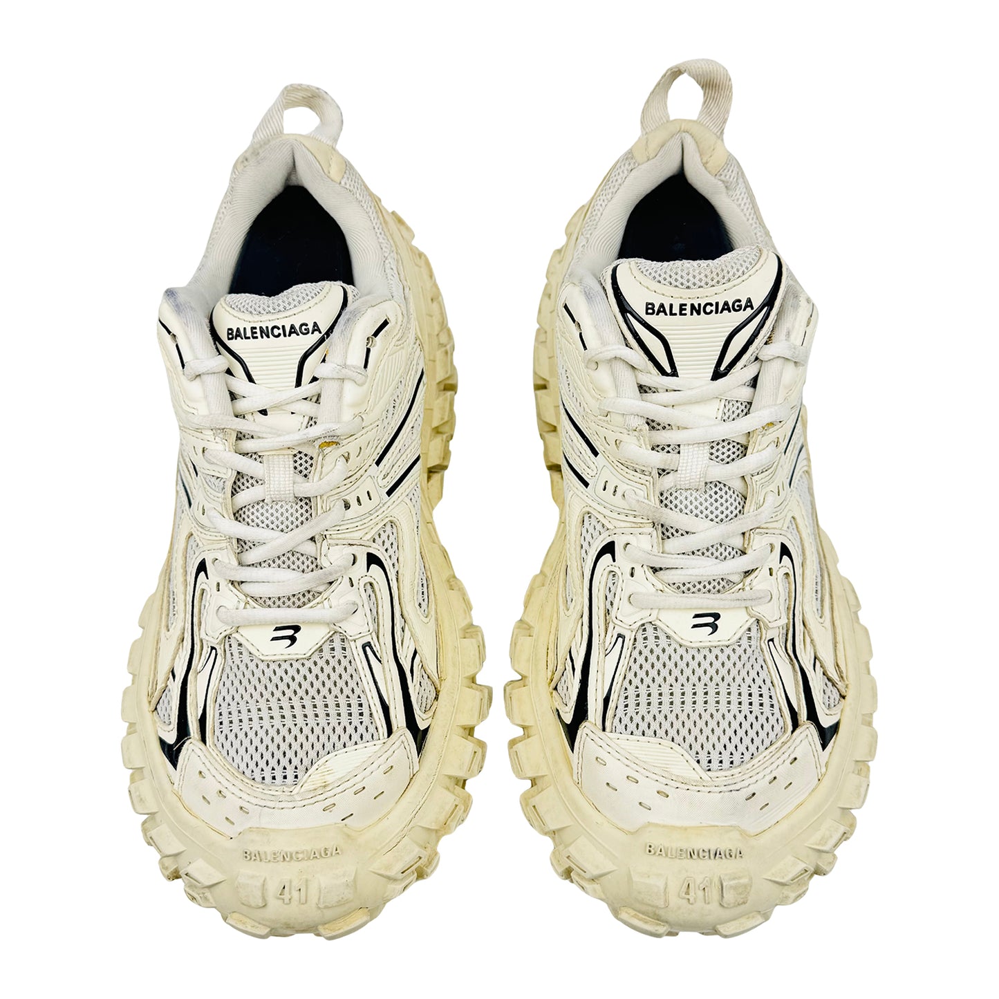 Balenciaga Men's Bouncer White Shoes (Size 41)