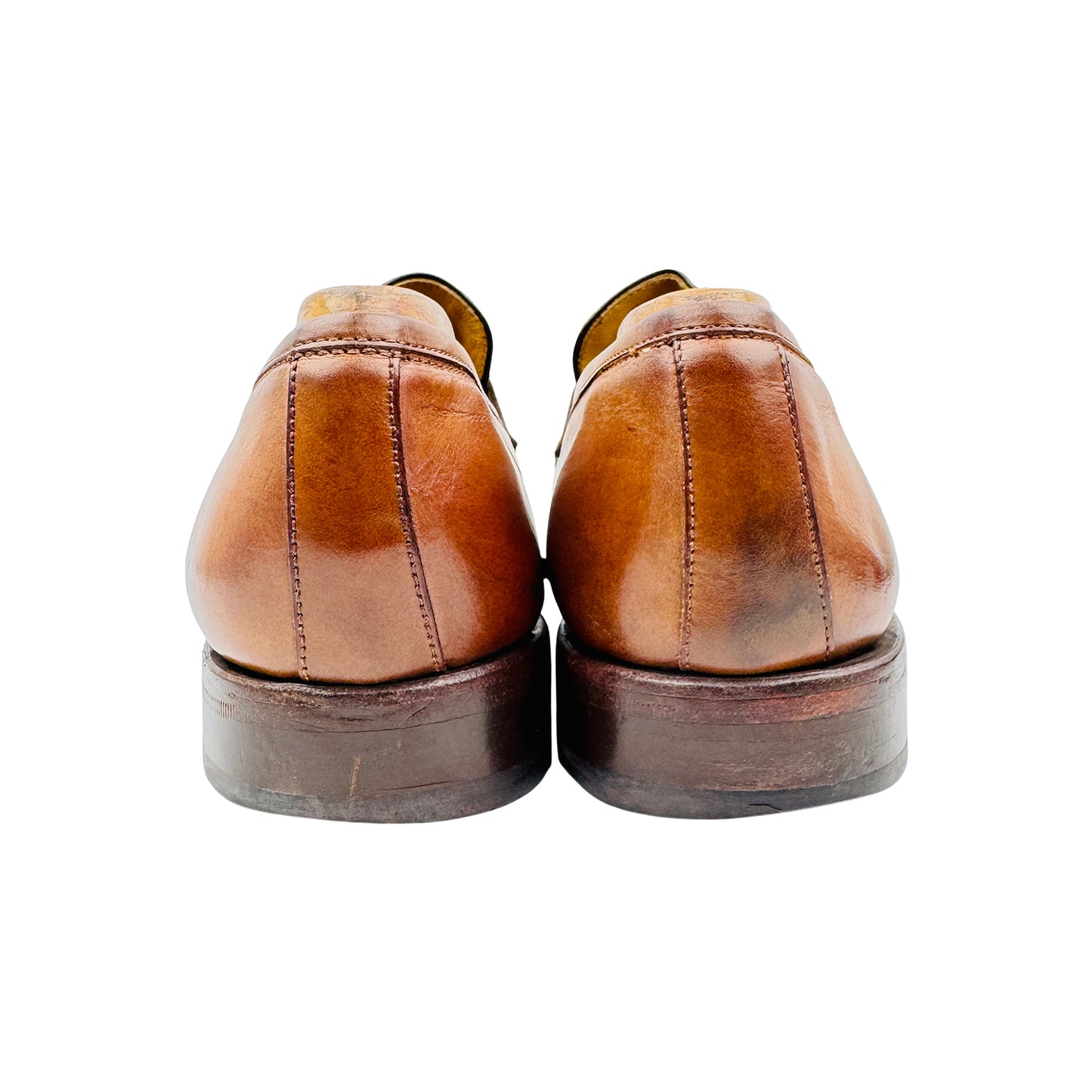Berwick 1707 Men's Brown Penny Loafers (Size 43/43.5)