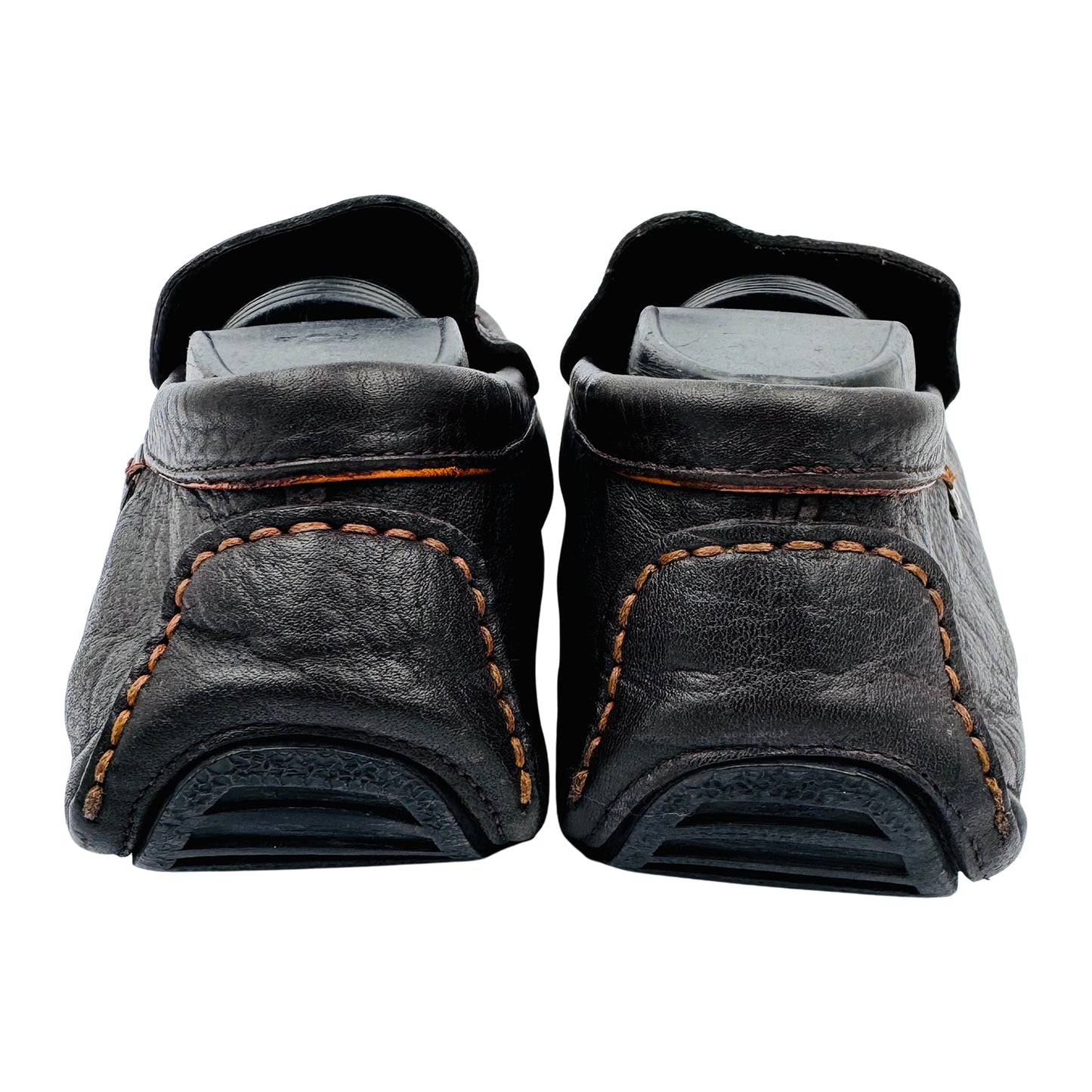 Hugo Boss Men's Brown Leather Driving Loafers (Size 41.5/42)