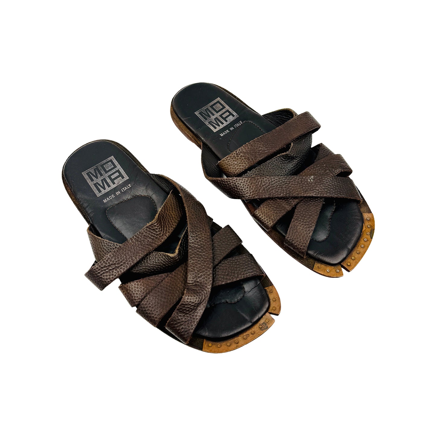 Brador Men's Cody Dark Brown Sandal Slippers (Size 40/41)