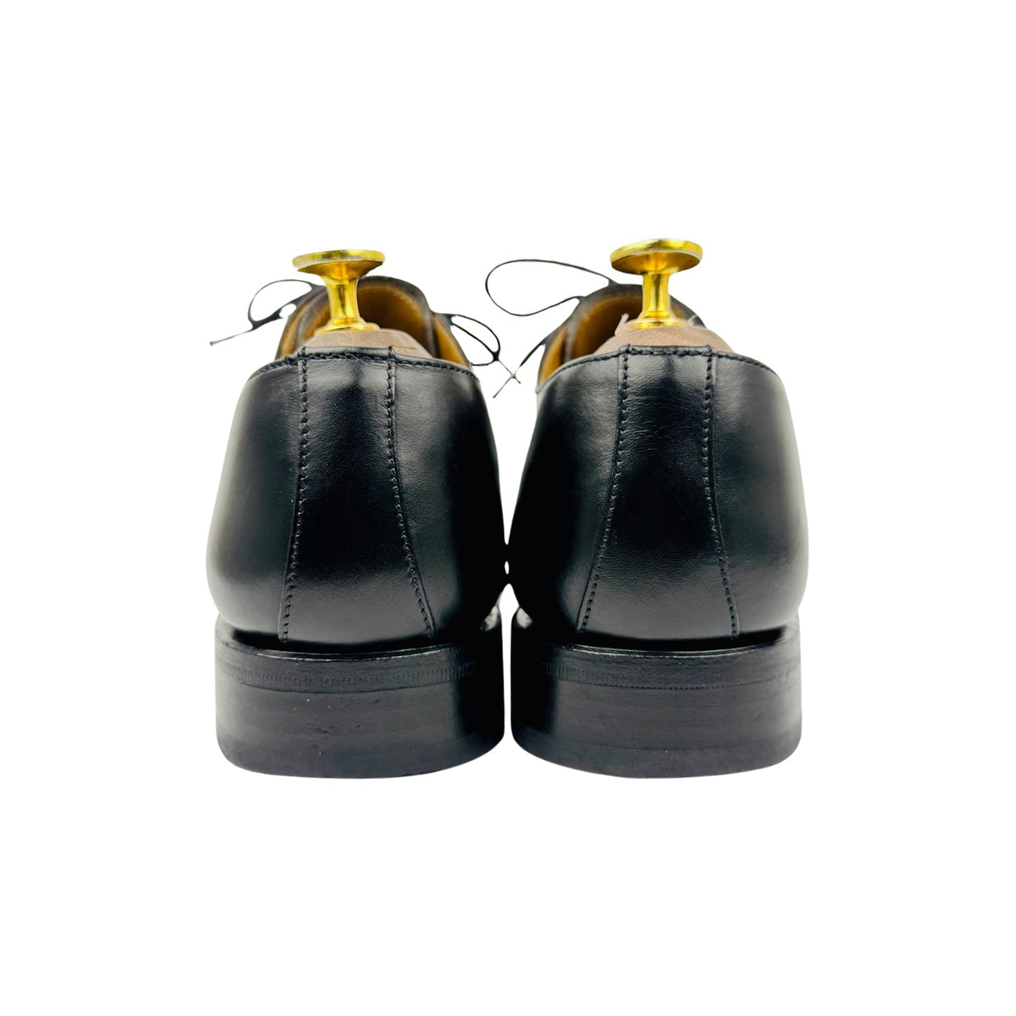 Berwick Davis Black Leather Oxfords (Size 41/41.5)