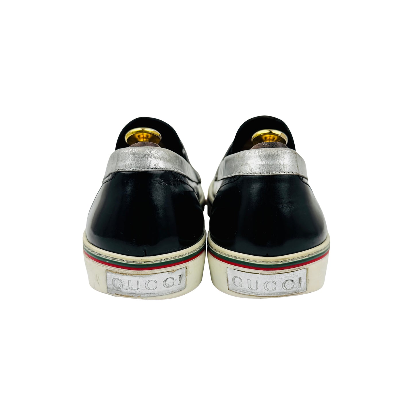 Gucci Black Patent Leather Penny Loafers (Size 43)