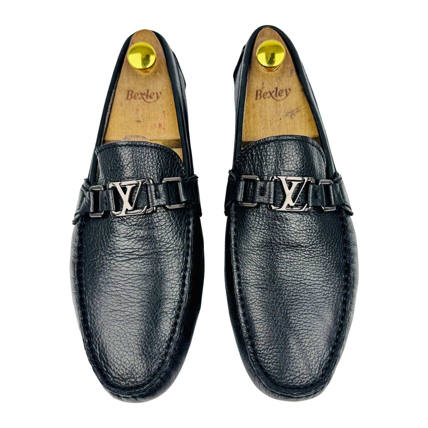 Louis Vuitton Hockenheim Black Leather Loafers (Size 42.5)