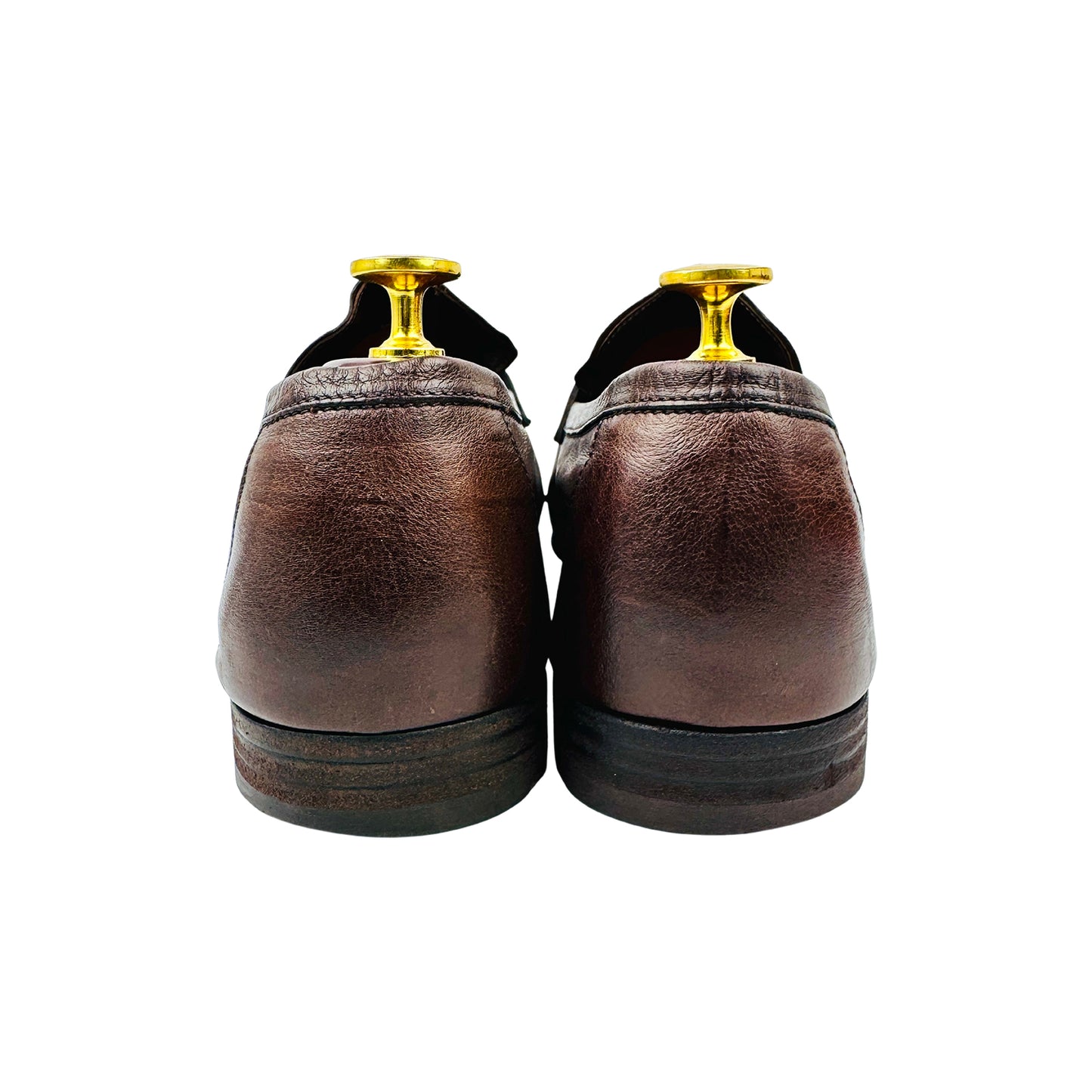 Berluti Lorenzo Brown Leather Penny Loafers (Size 43)