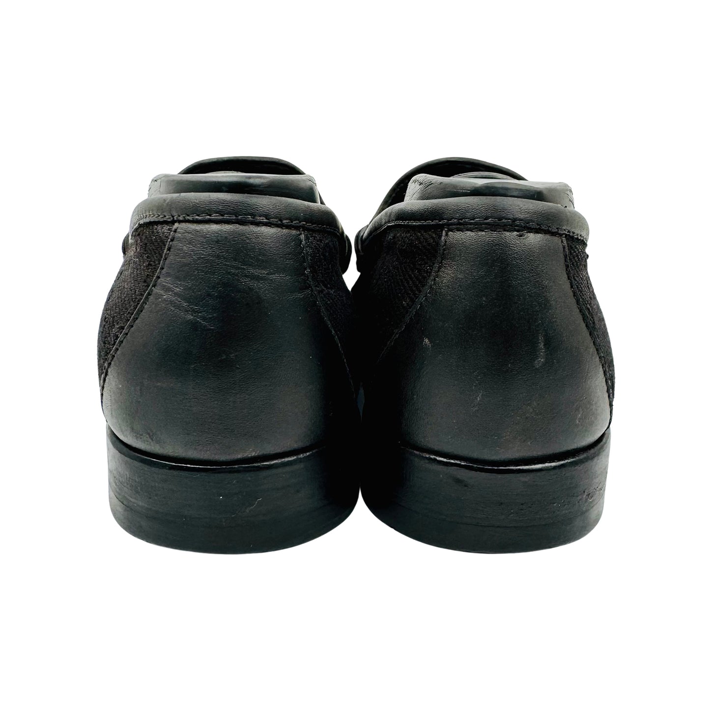 Gucci GG Canvas Black Loafers (Size 38/38.5) - 102696