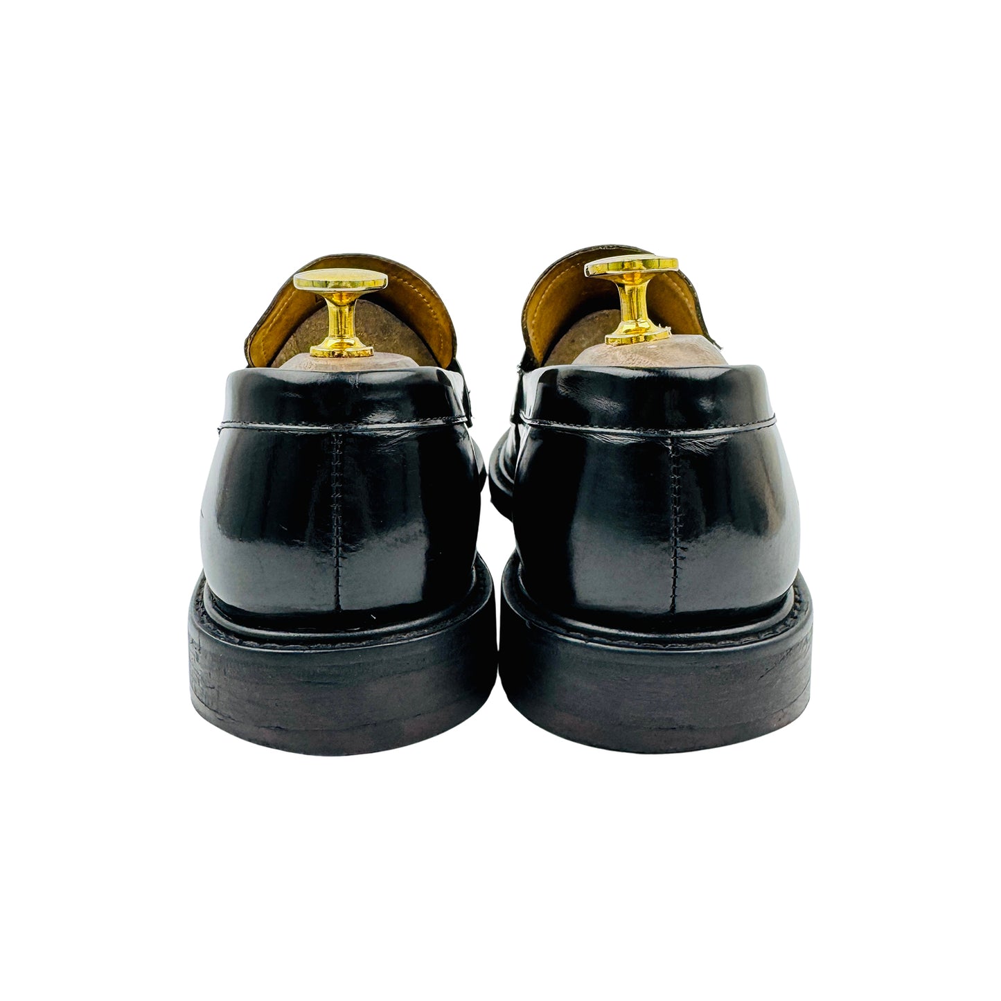 Louis Vuitton Major Black Leather Loafers (Size 42)