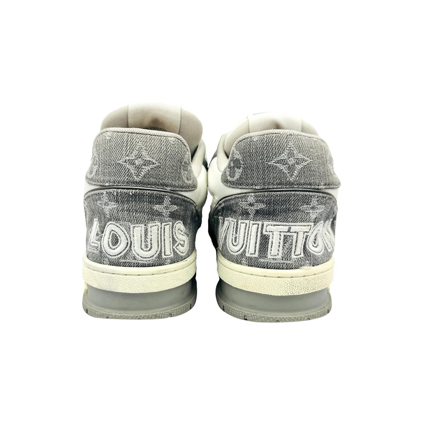 Louis Vuitton Trainer 'Grey White' Sneakers (Size 41) - 1ADF0X