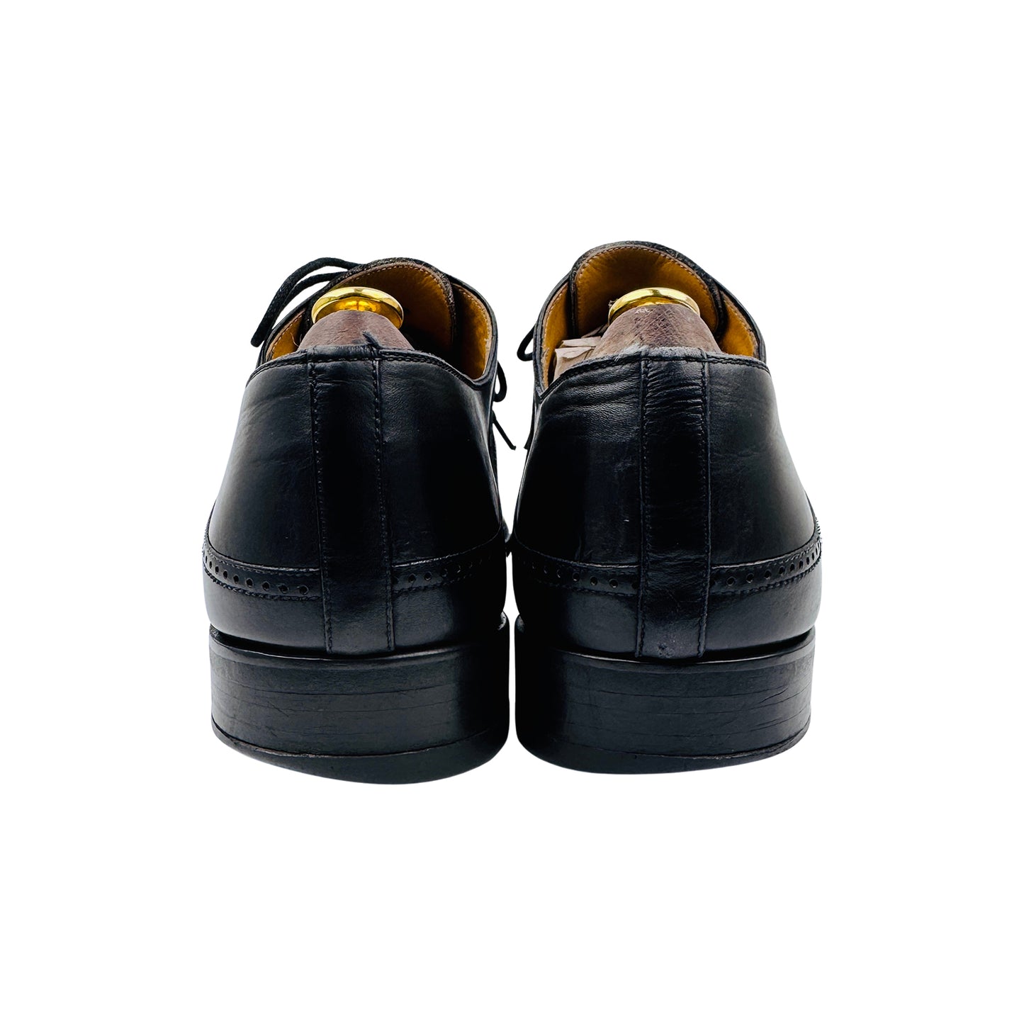 Magnanni Men's Black Leather Oxfords (Size 43.5)