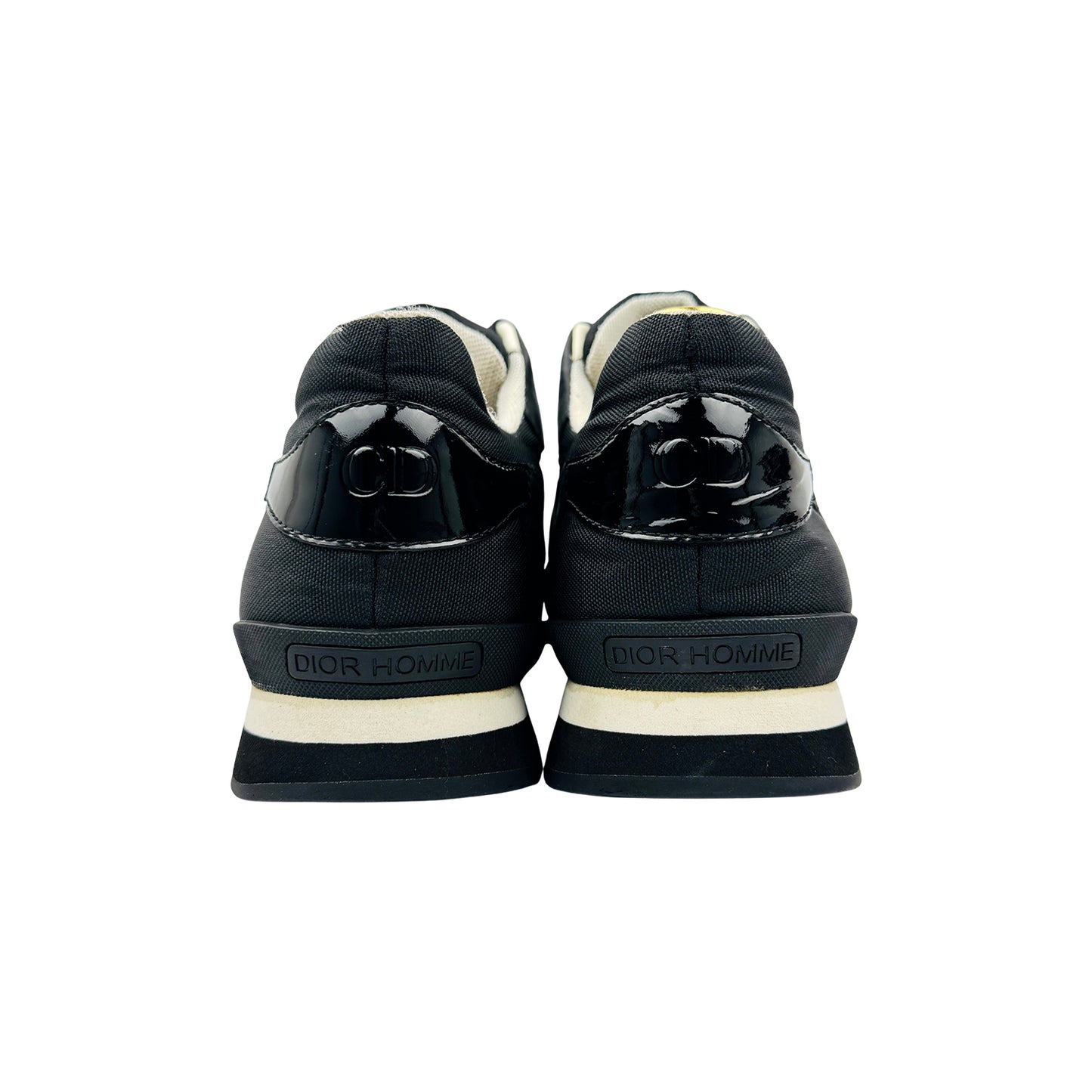 Dior Homme Black Leather Low Top Sneakers (Size 42/42.5)