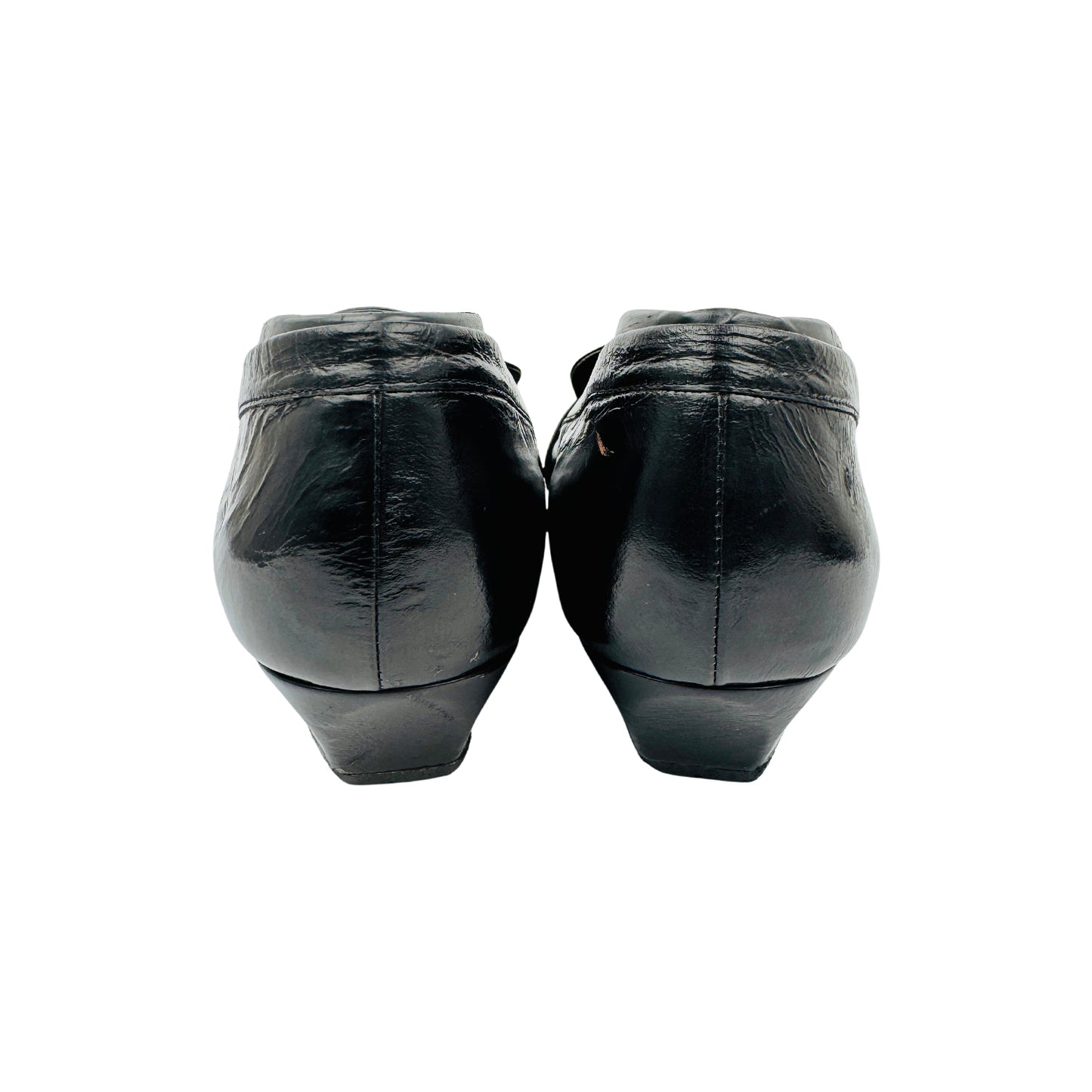 Christian Dior Women's Black Patent Leather Pumps (Size 38)