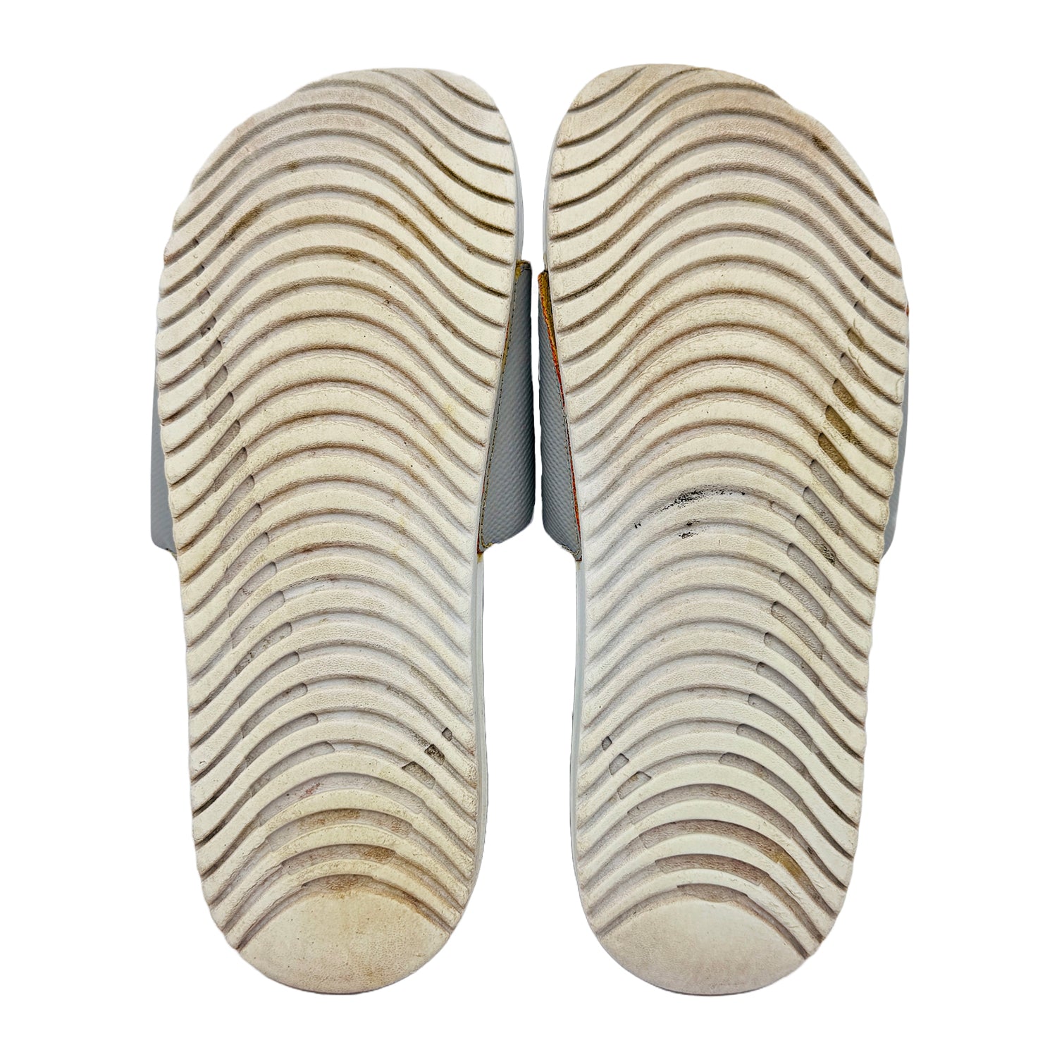 Outsole image of Nike Gray Kawa Slides (Size 41/42)