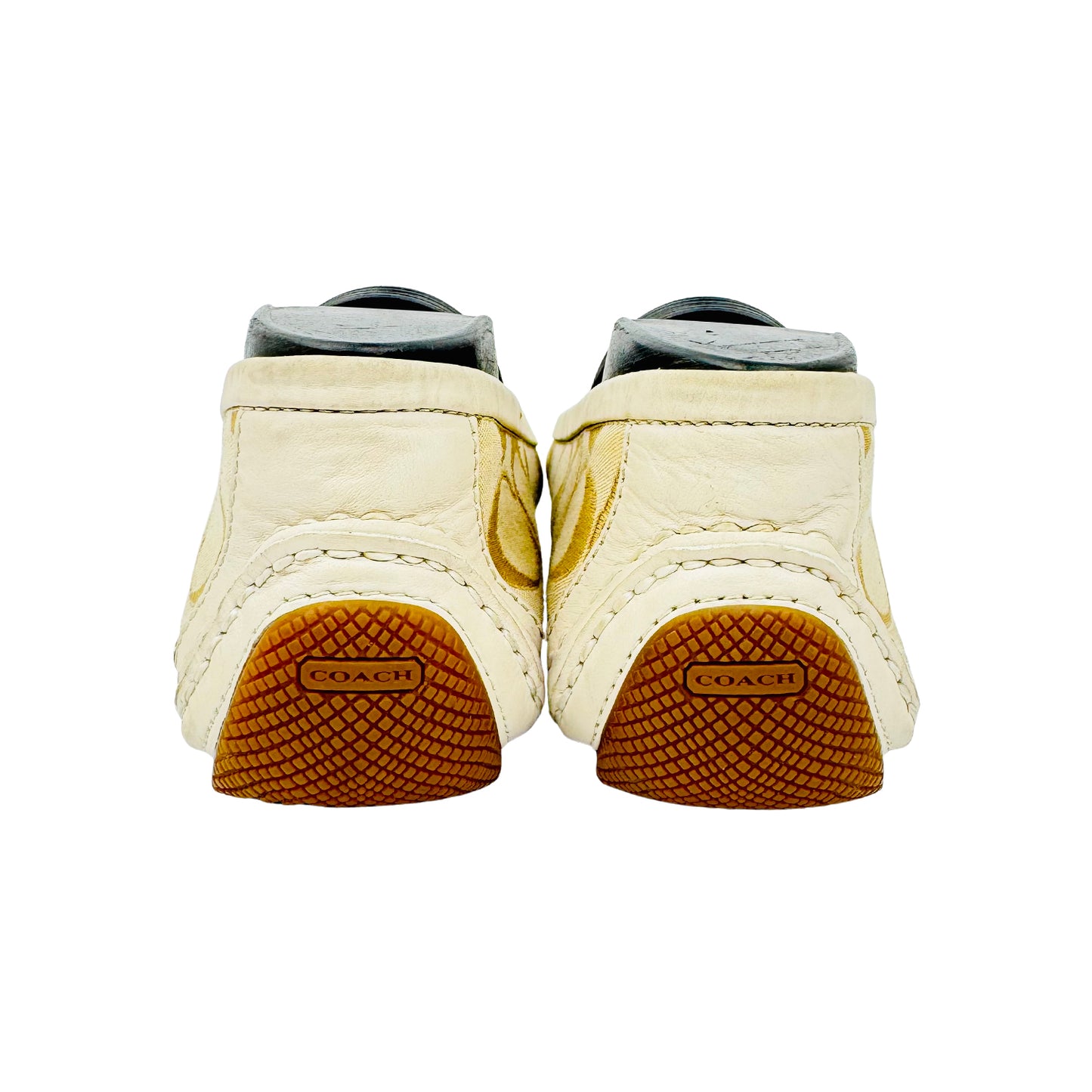 Coach Women's Signature Monogram Canvas Ballet Flats (Size 40)