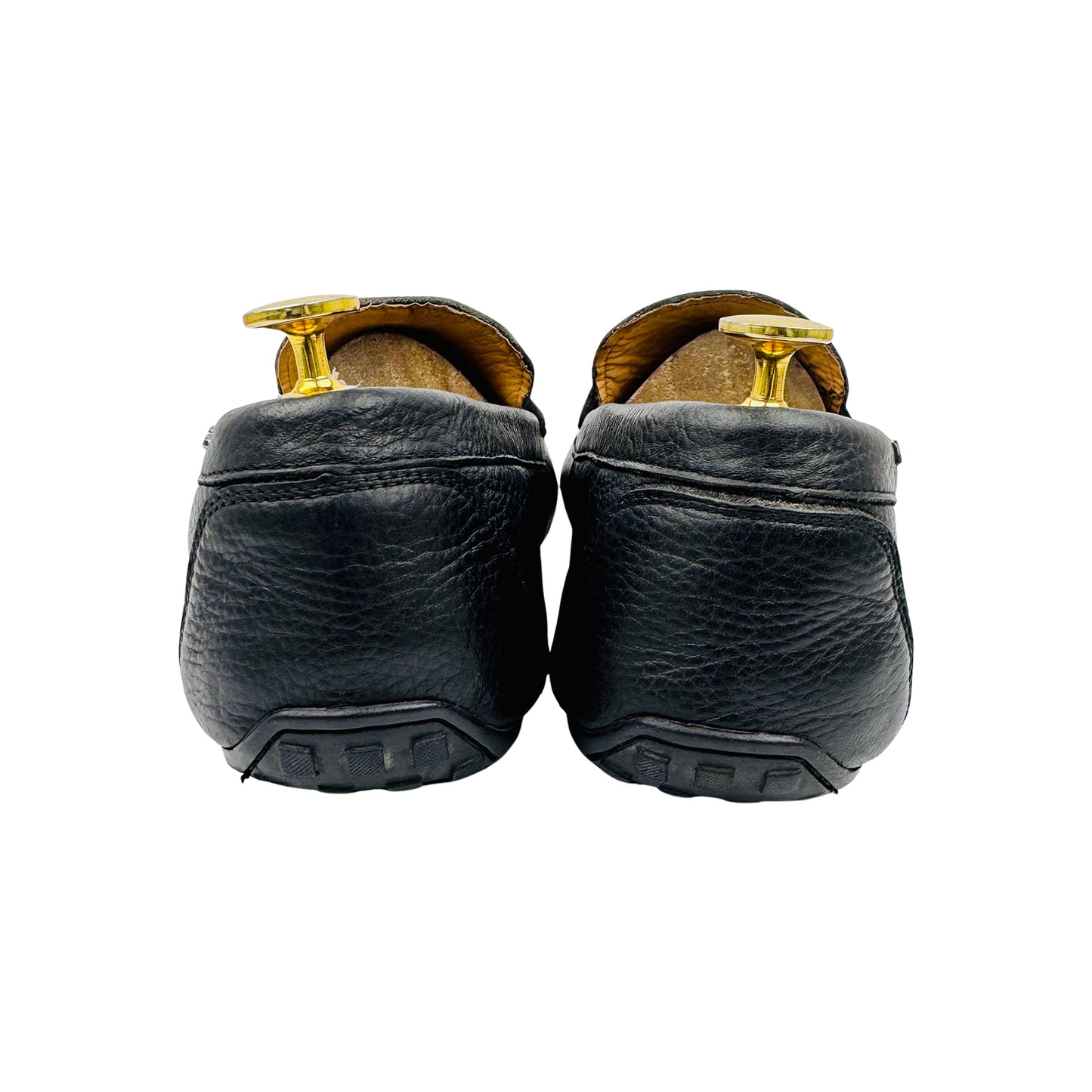 Balmain Paris Men's Black Horsebit Loafers (Size 42)