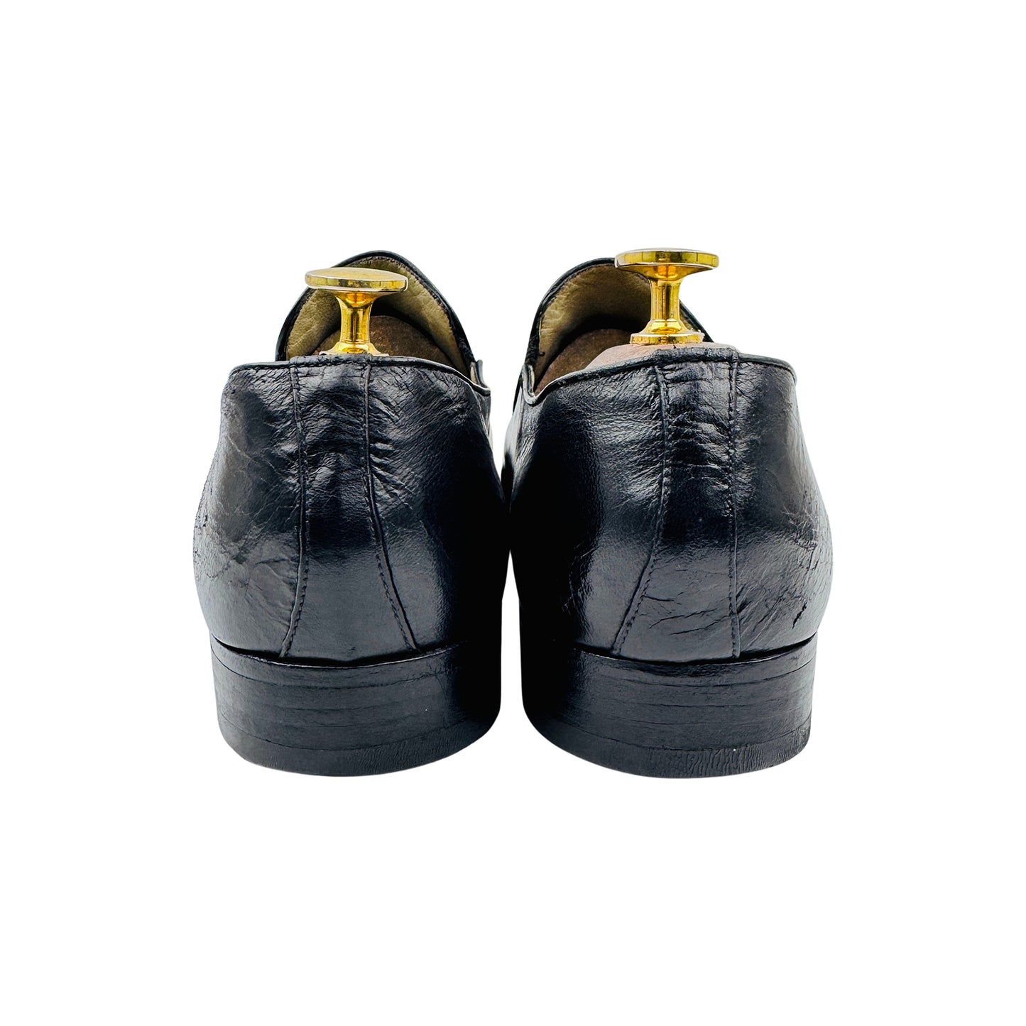 Moreschi Men's Black Leather Loafers (Size 42.5)