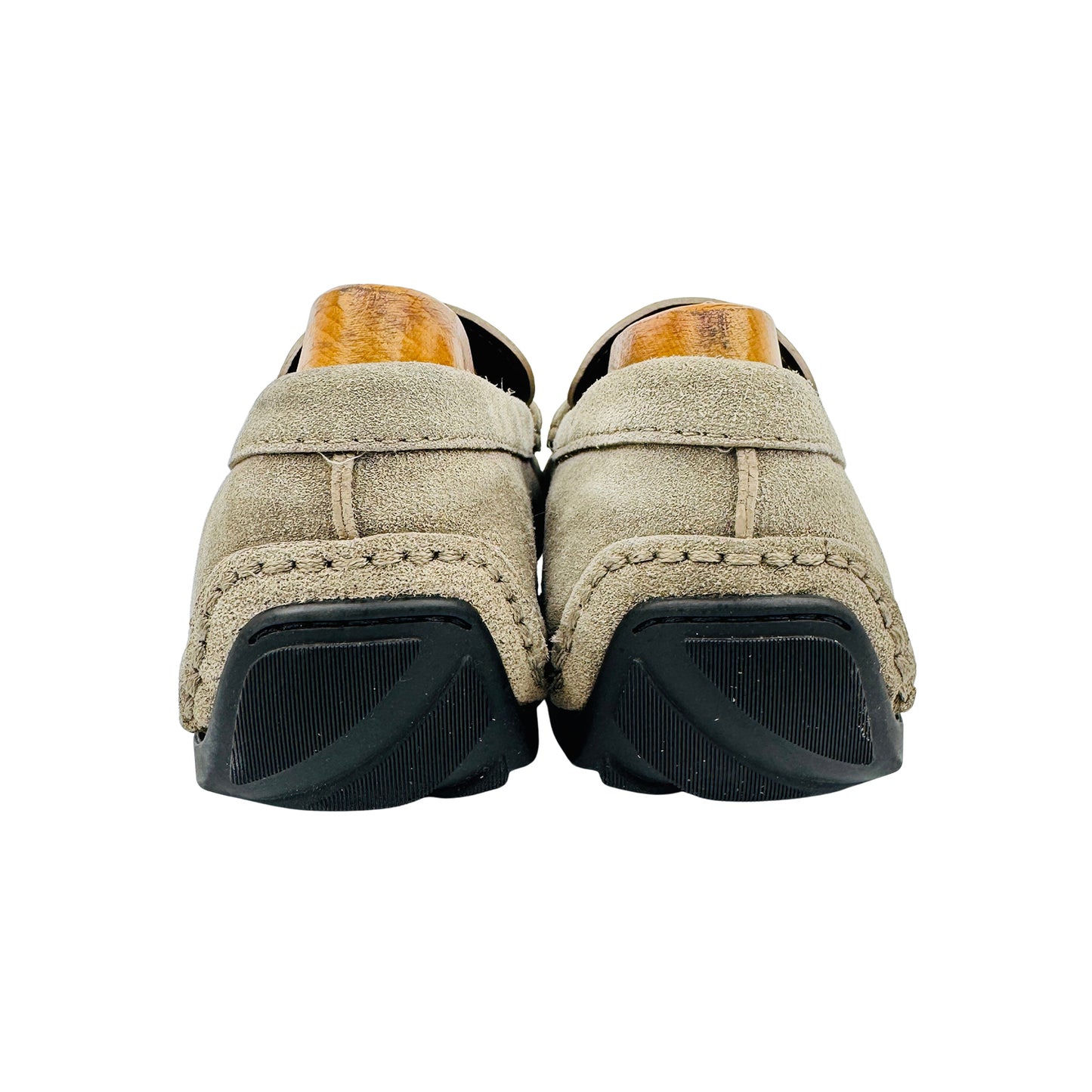 Ermenegildo Zegna Grey Driving Loafers (Size 42)
