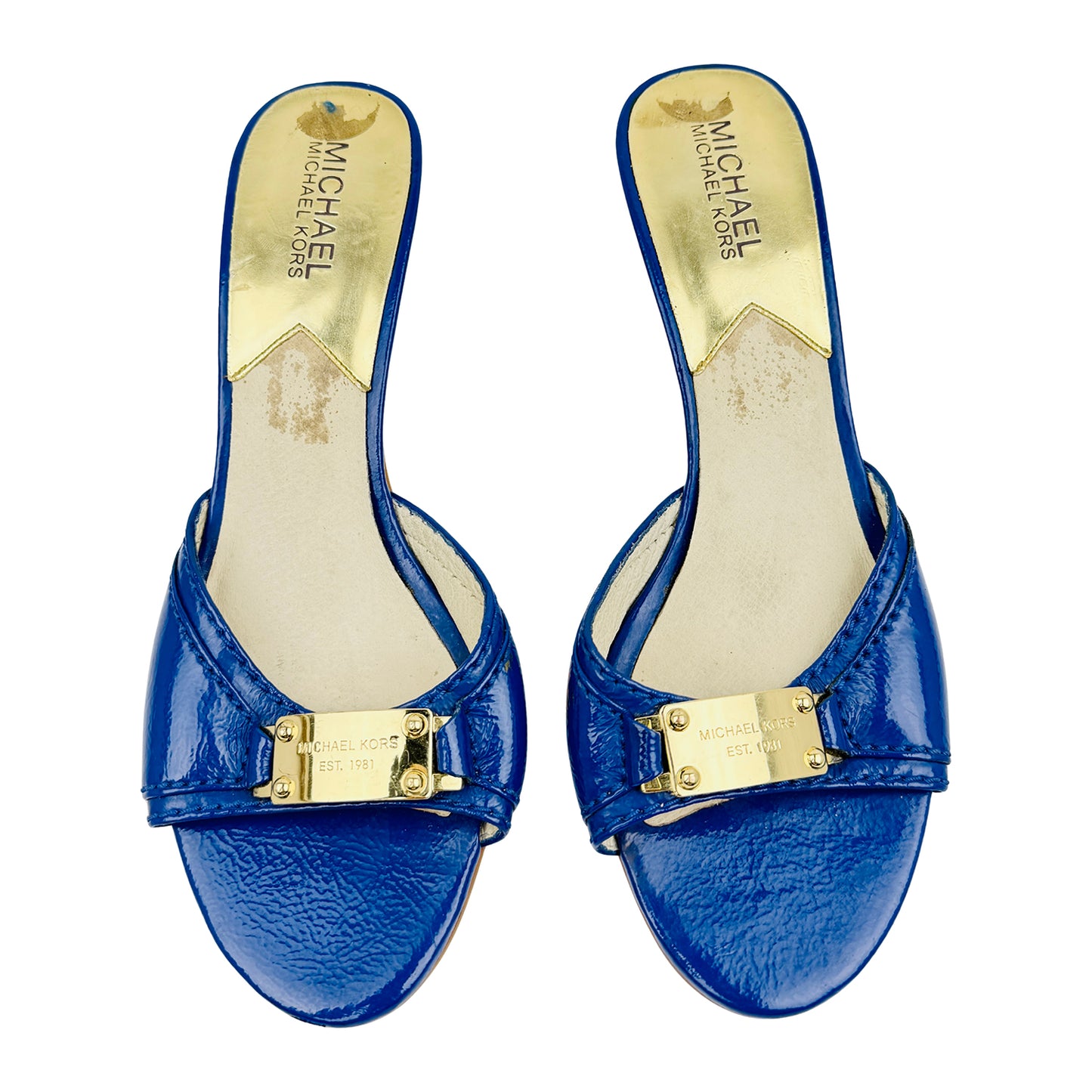 Michael Kors Women's 'Royal Blue' Kitten Pumps (Size 38.5)