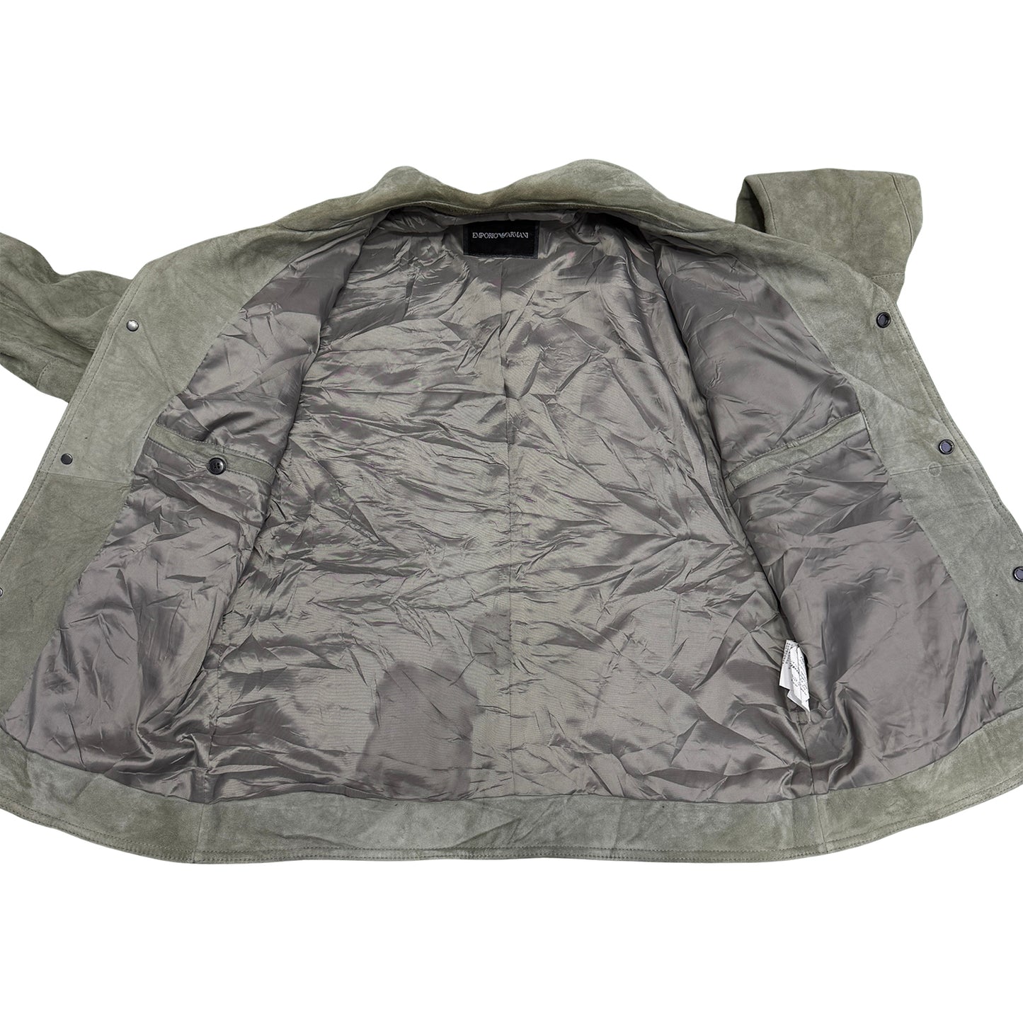 Emporio Armani Men's Suede Shirt Jacket (Size Medium)