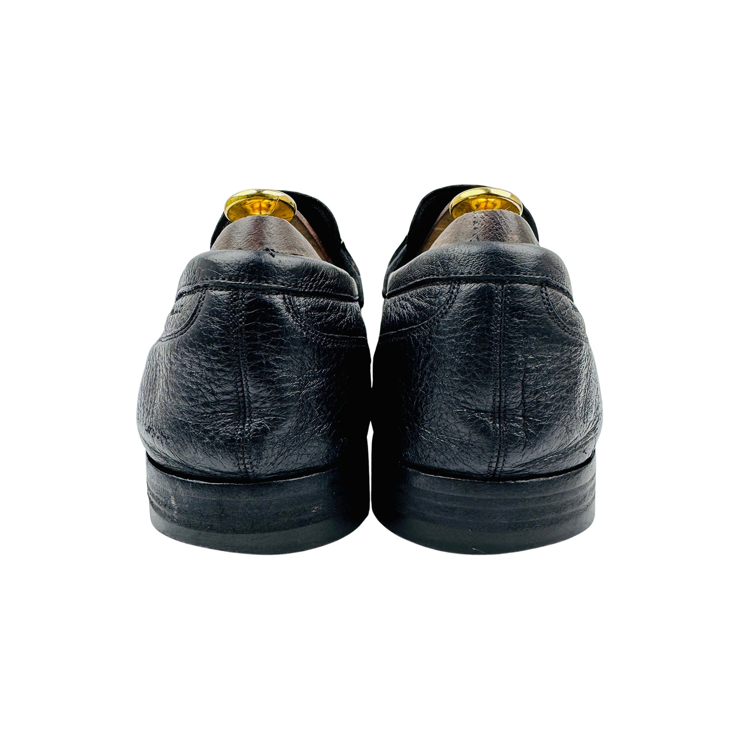 Bally Men's Black Leather Loafers (Size 43.5)