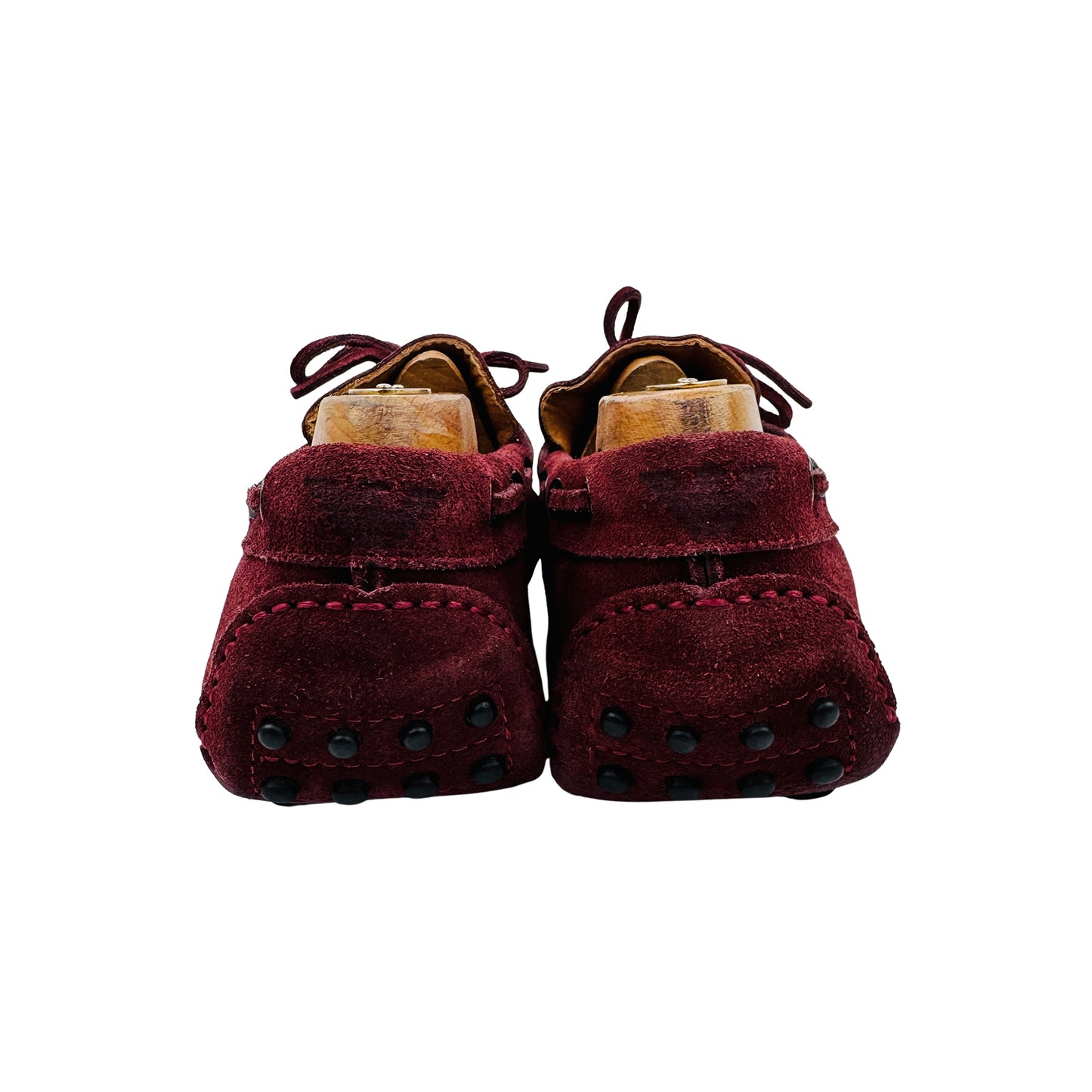 Emporio Armani Men's Red Driving Loafers (Size 43)
