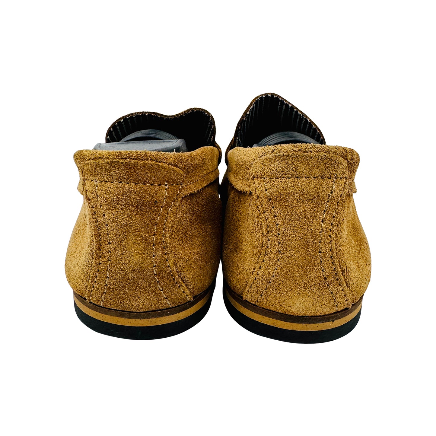 River Island Men's Suede Tassel 'Camel' Loafers (Size 42)
