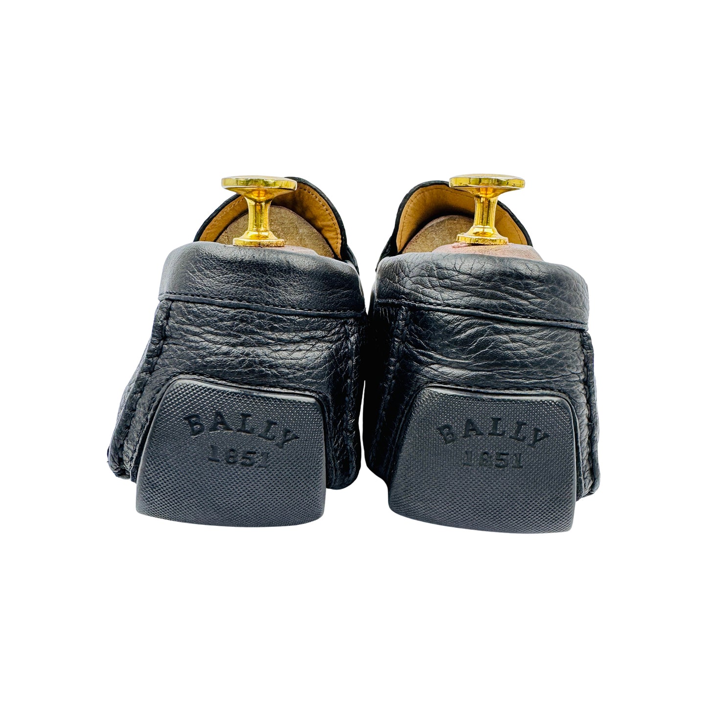Bally Men's Pilot Driver Grained Leather Loafers (Size 42/42.5)