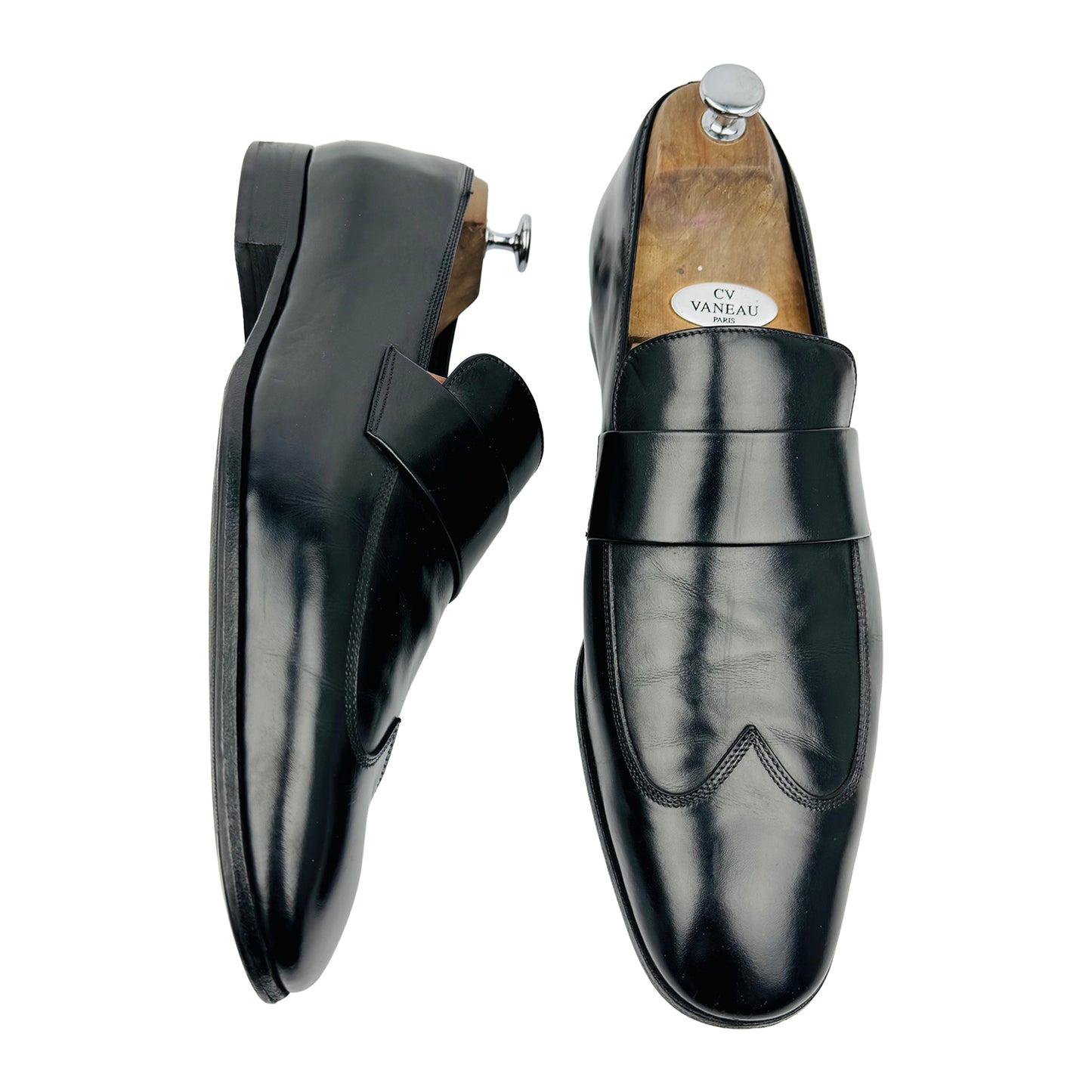 Salvatore Ferragamo Black Loafers (Size 44/44.5)