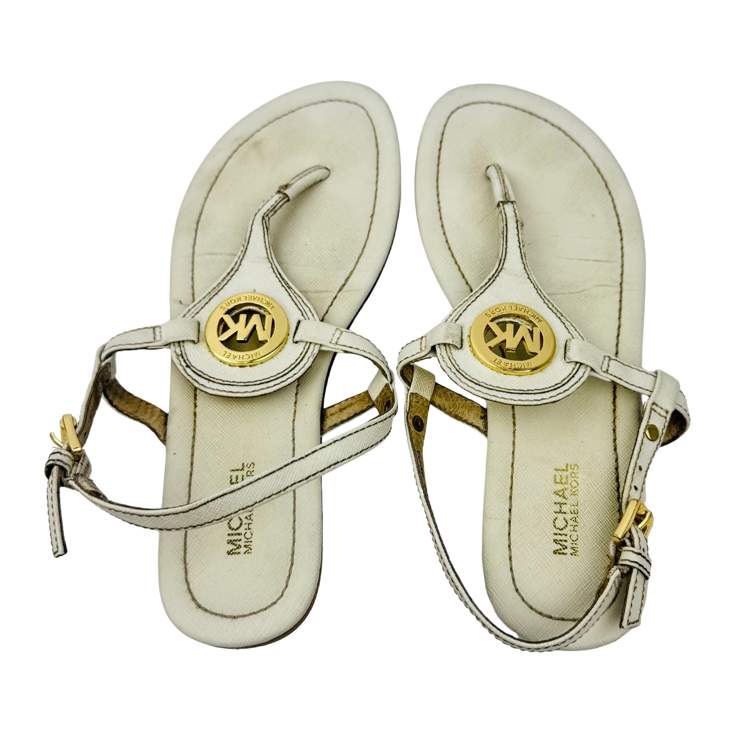 Michael Kors Casey Canvas Sandals (Size 36.5) - RN178