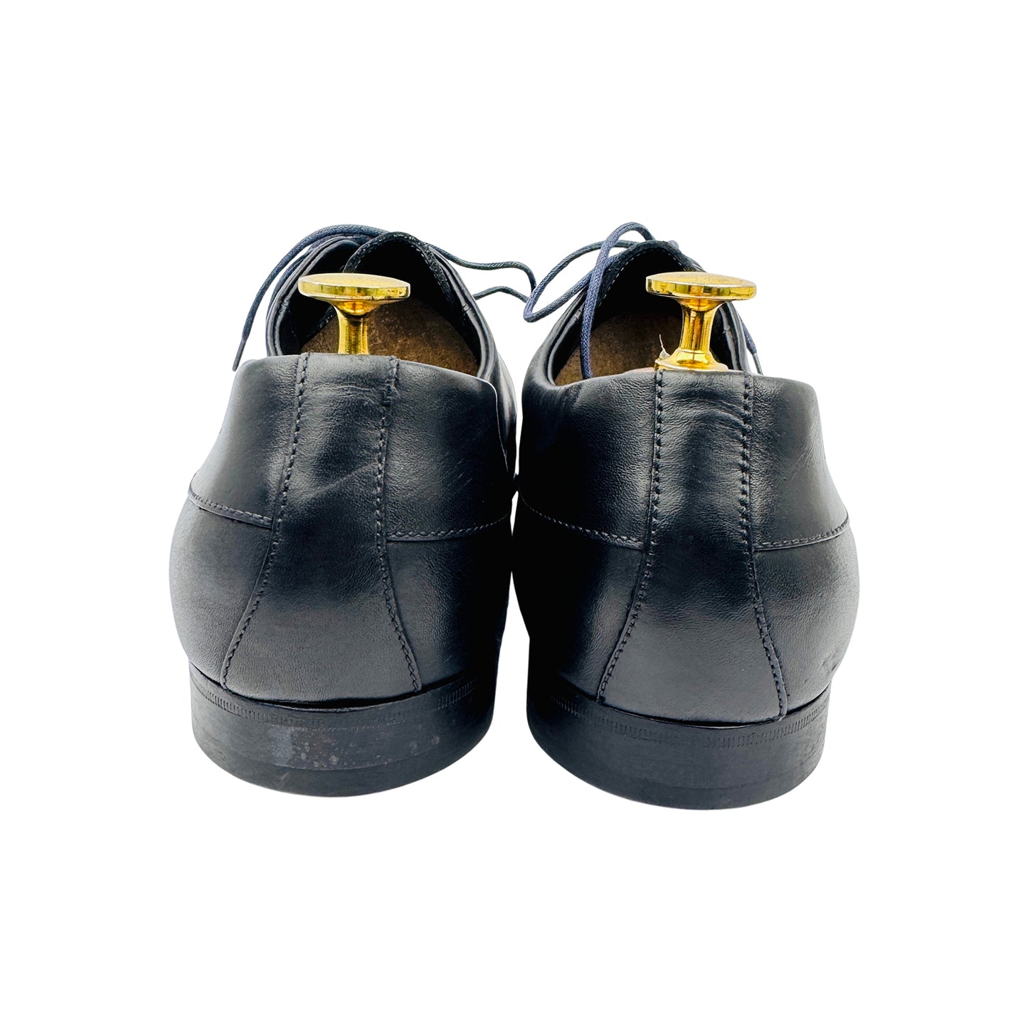 Hugo Boss Men's Black Leather Oxfords (Size 41.5/42)