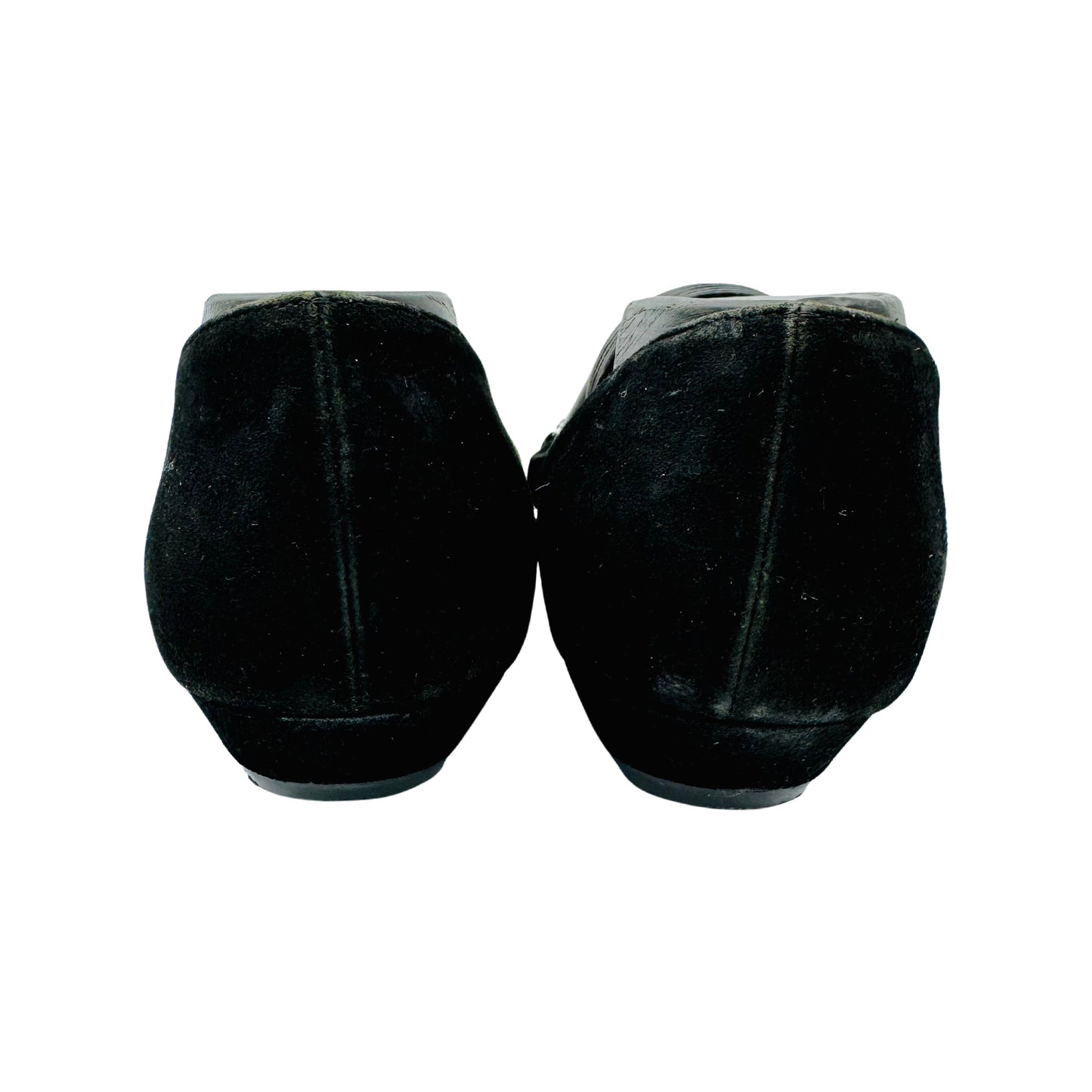 Christian Dior Black Suede Ballet Flats (Size 39/39.5)