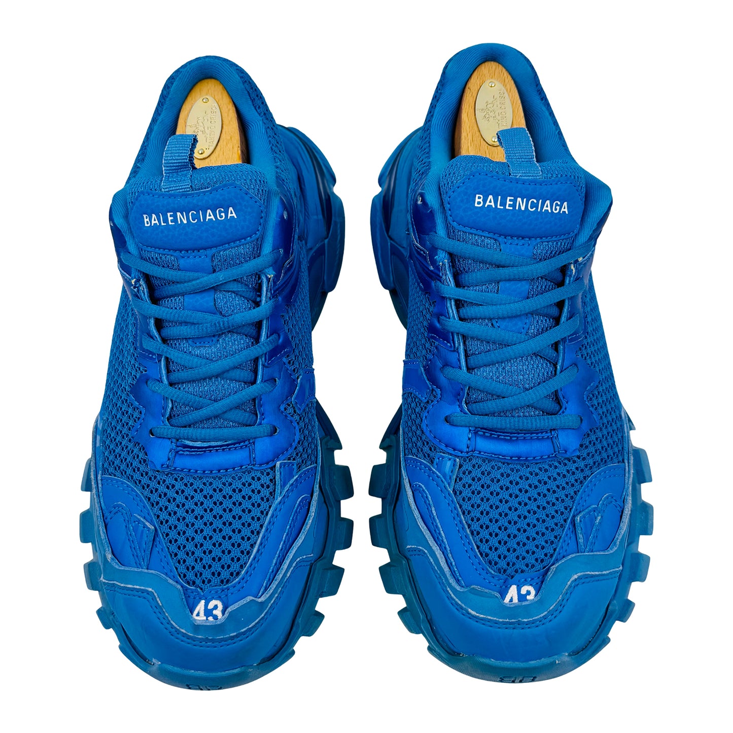 Balenciaga Men's Track.3 Blue Sneakers (Size 43) - 700875