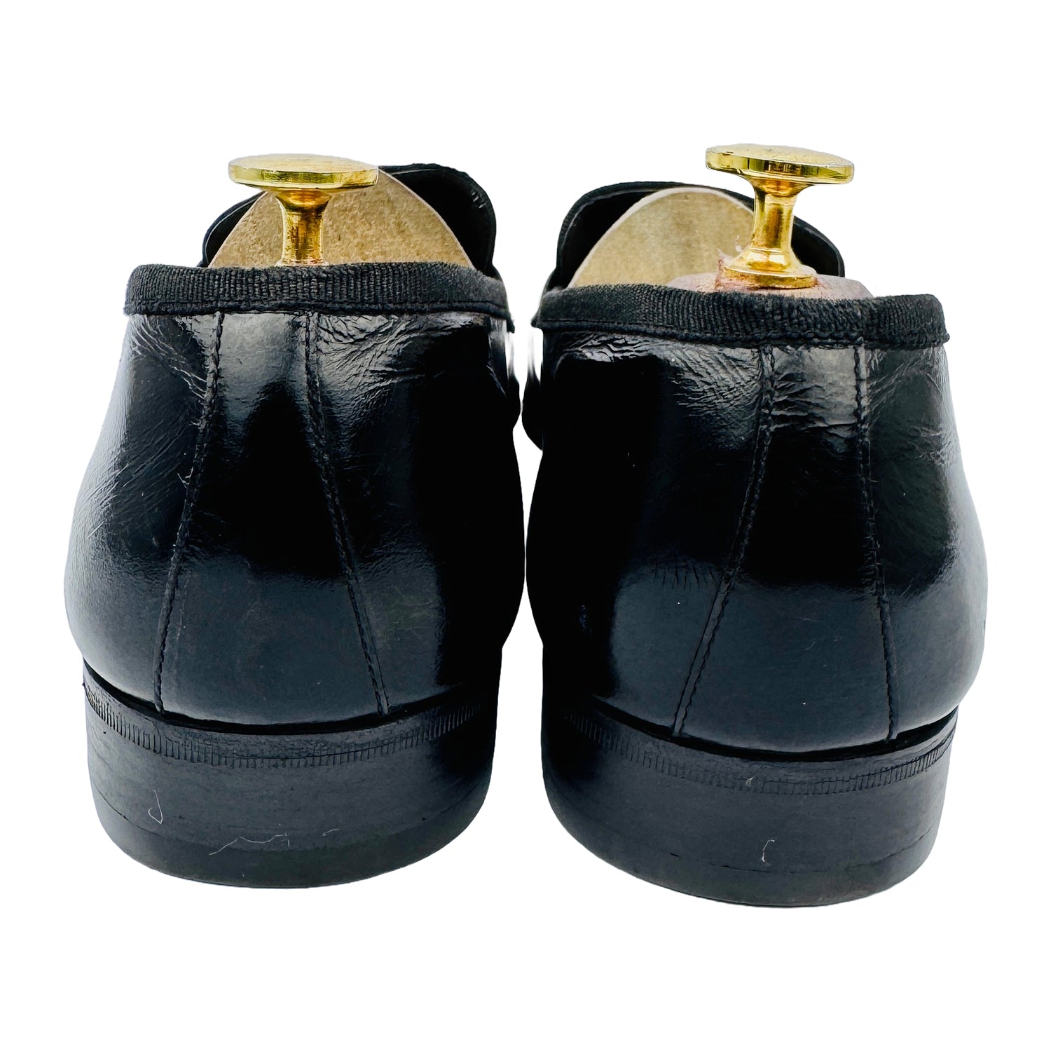 Back Side image of Salvatore Ferragamo Tuxedo Penny Loafers (Size 43)