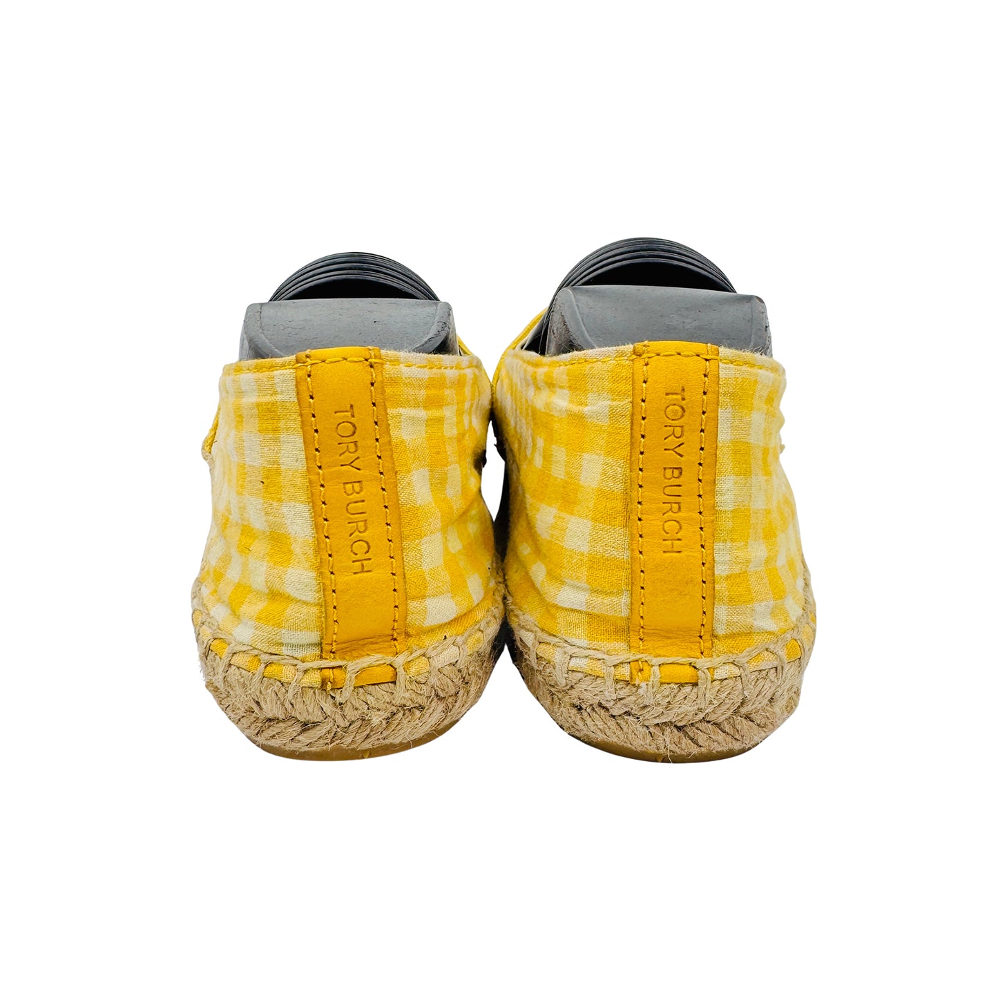 Tory Burch Gingham Espadrille Shoes (Size 40)