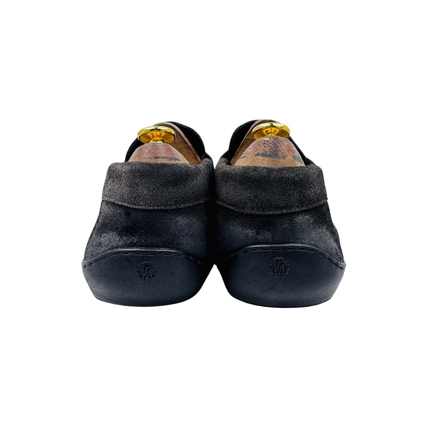Roberto Cavalli Black Suede Driving Loafers (Size 42)