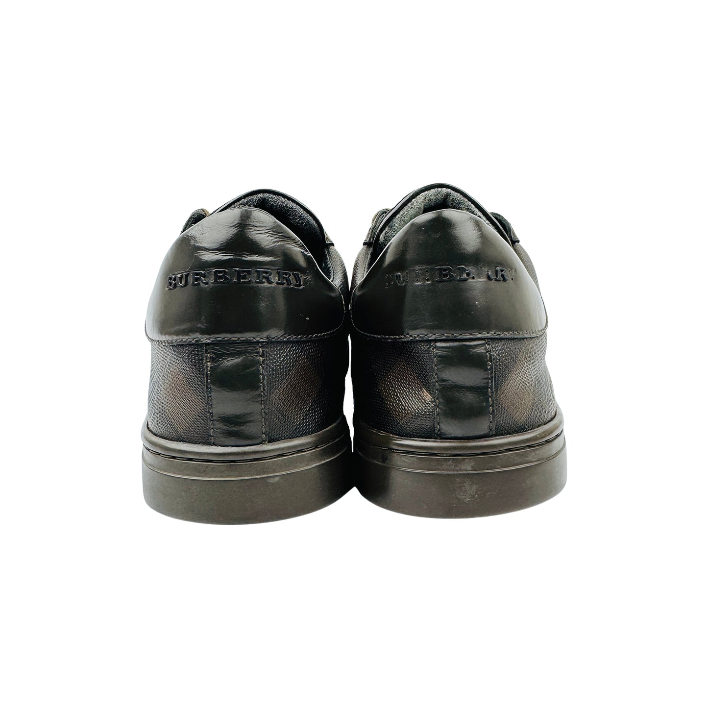 Burberry Ritson Check Leather Sneakers (Size 41)