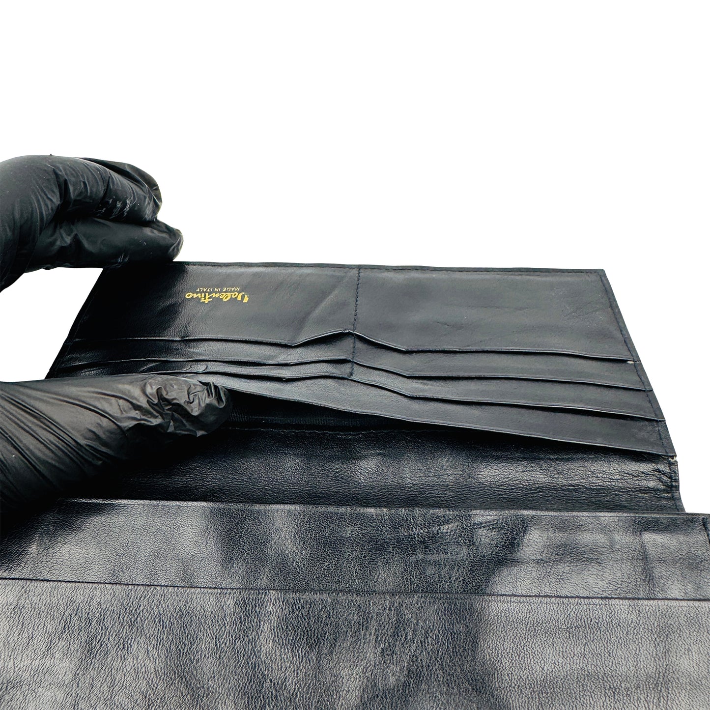 Valentino Men's Black Leather Italian Wallet