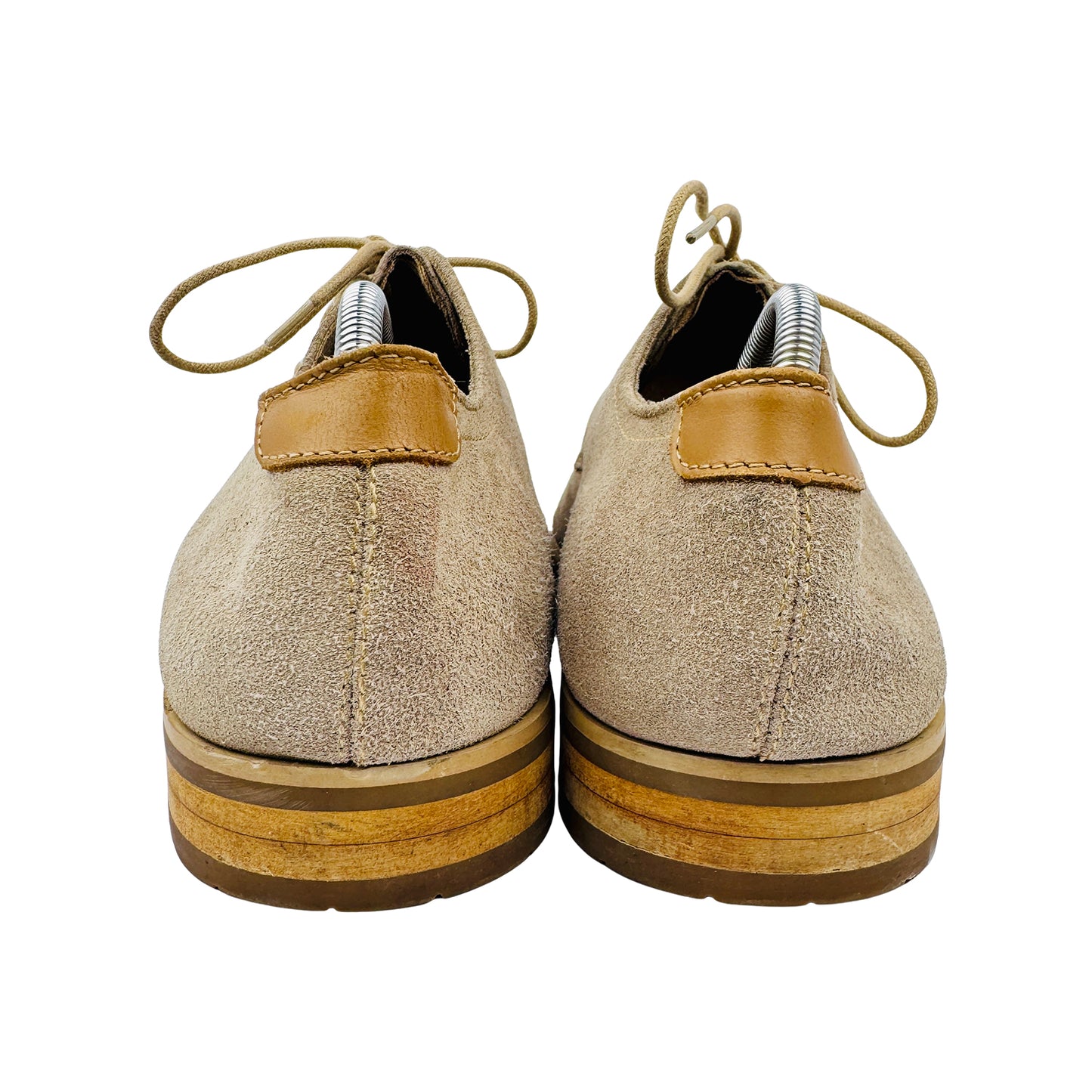 Steve Madden Men's Camel Suede Oxfords (Size 45/45.5)