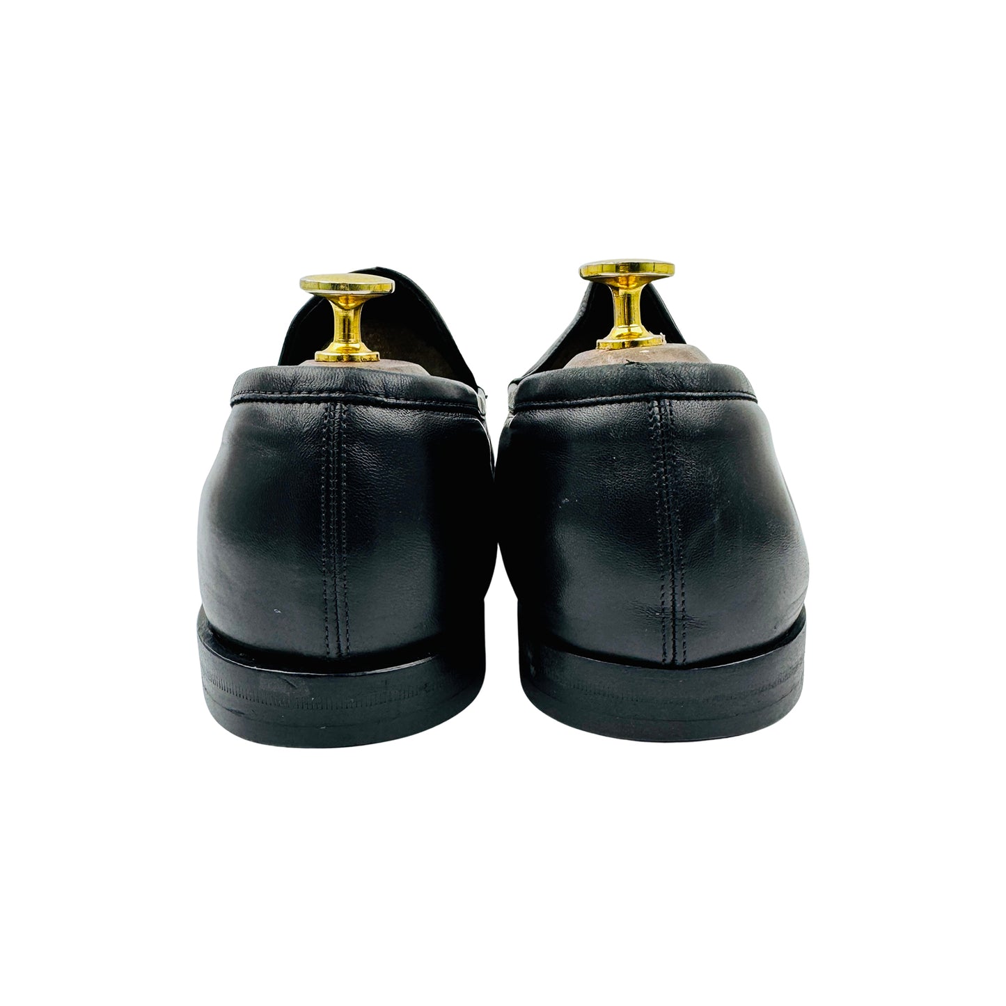 Bally Men's Black Leather Swiss Made Loafers (Size 42)