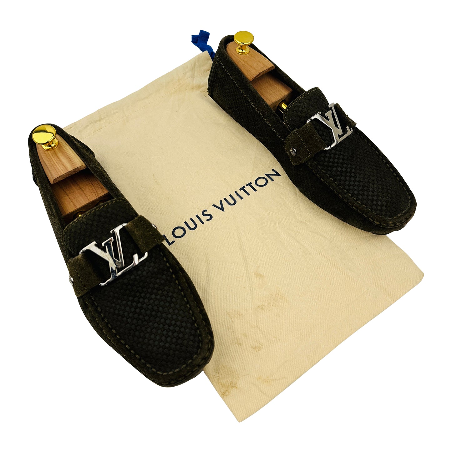 Louis Vuitton Monte Carlo 'Olive Green' Loafers (Size 42/42.5)