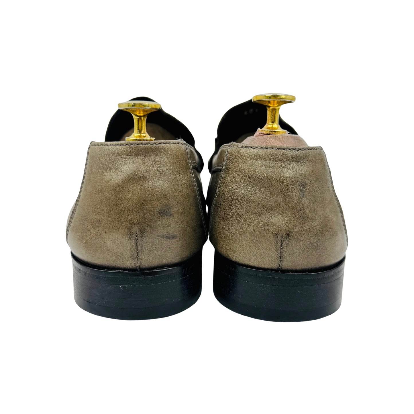 Boss Men's 'Olive-Taupe' Loafers (Size 43)