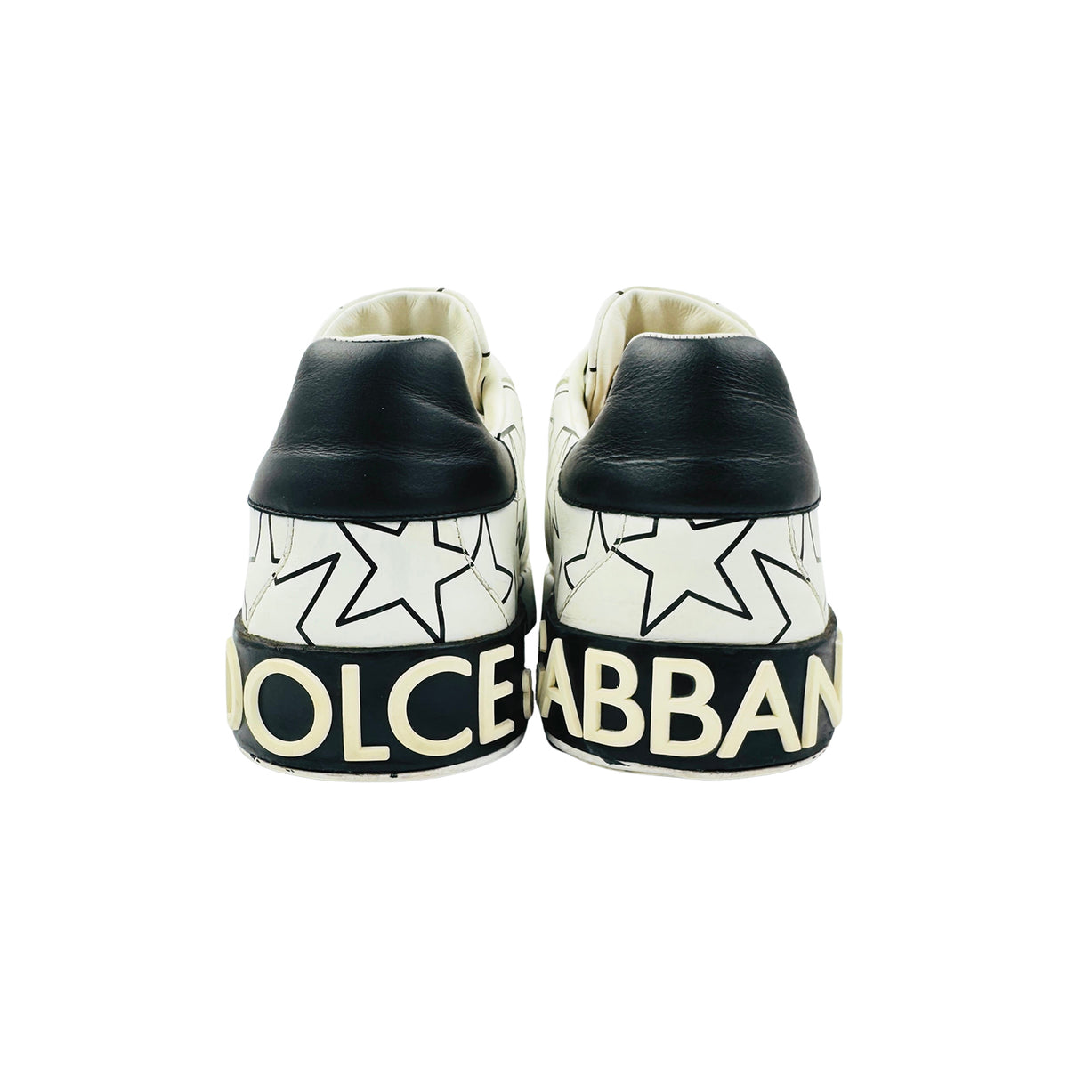 Dolce & Gabbana Mixed Star Print Portofino Sneakers (Size 44) - CS1772