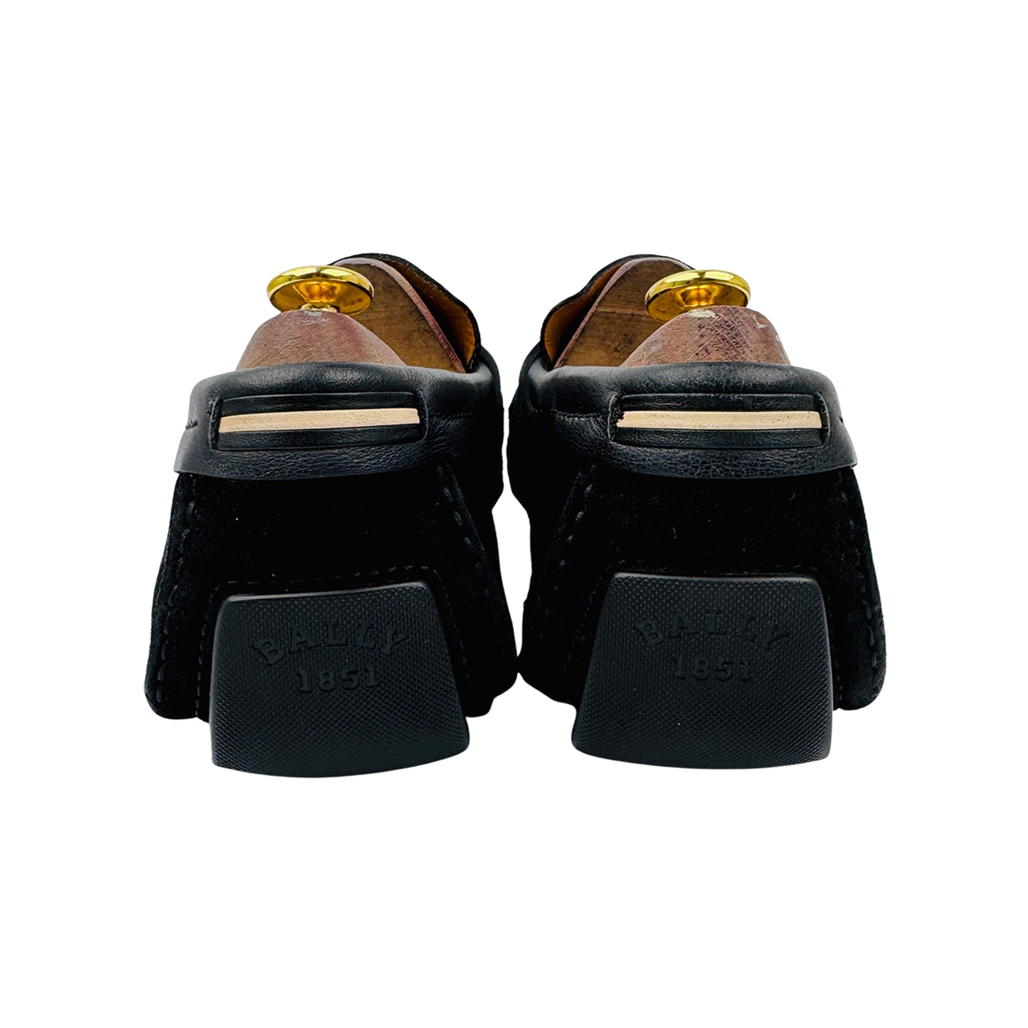 Bally Men's Weko Crest Black Loafers (Size 42/42.5)