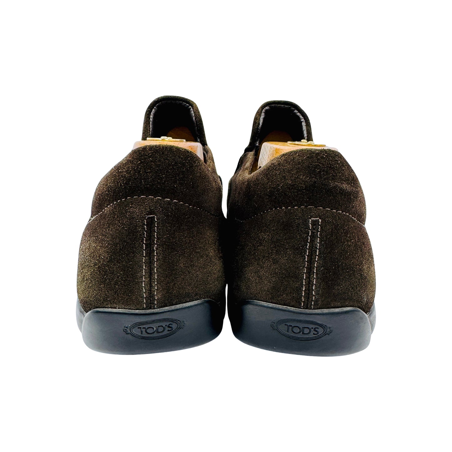 Tod's Dark Brown Suede Jazz Penny Loafers (Size 42.5)