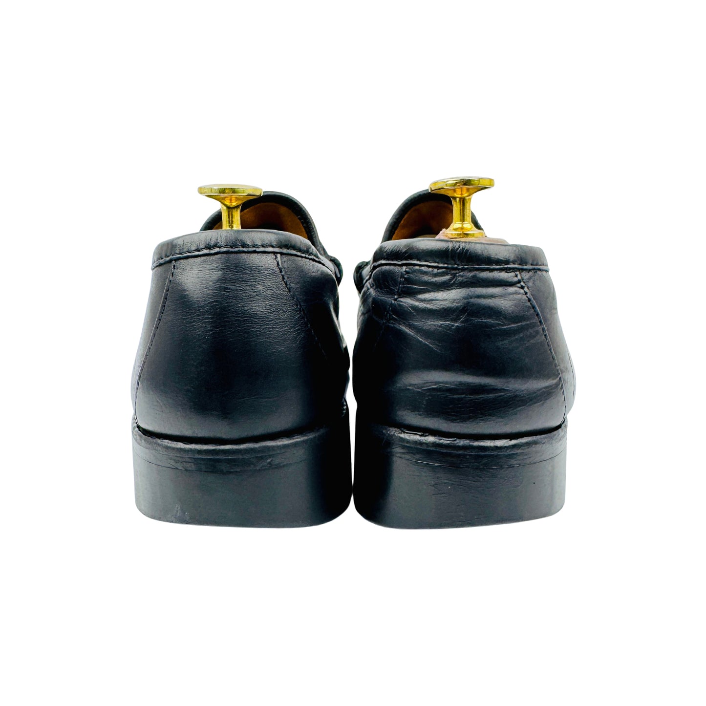 Gucci Men's Black Horsebit Loafers (Size 43.5)