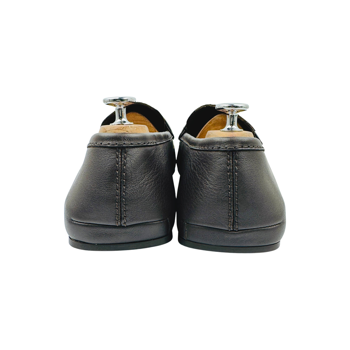 Salvatore Ferragamo Debros Leather Loafers (Size 44/44.5)