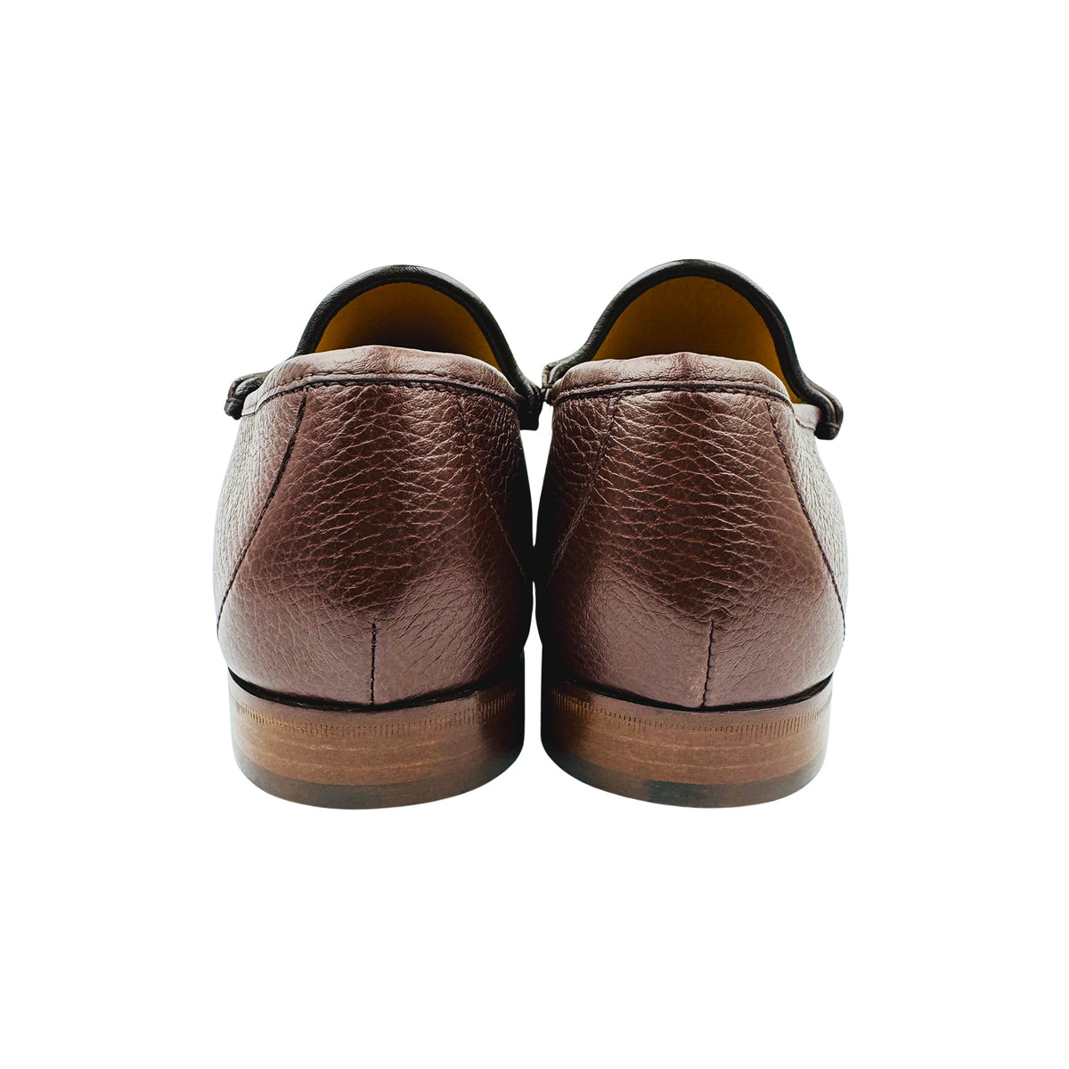 Gucci Dark Brown Leather Italian Loafers (Size 42.5) - 367762