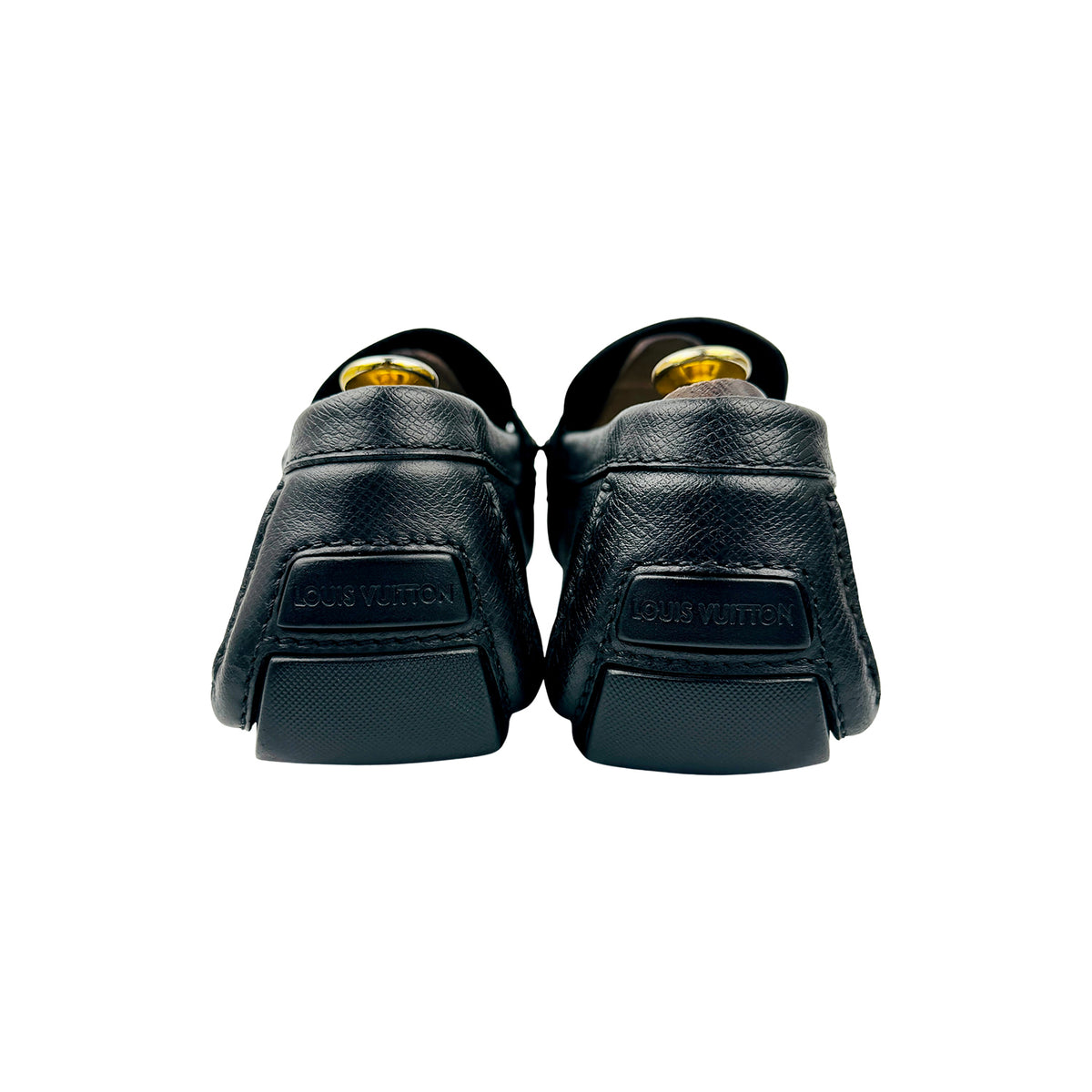 Louis Vuitton Monte Carlo Black Leather Driving Loafers (Size 42.5)