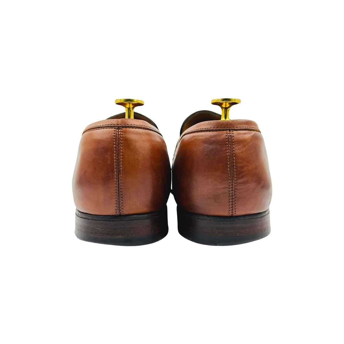 Edward Green Piccadilly 'Chestnut Antique' Leather Penny Loafers (Size 45)