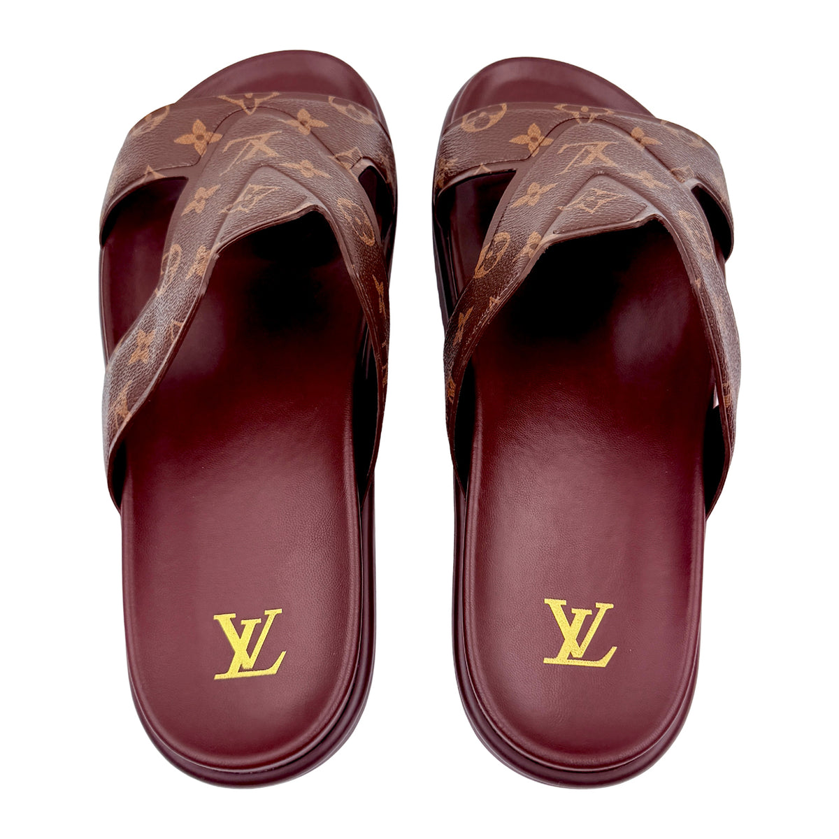 Louis Vuitton Oasis Monogram Mules (Size 45)
