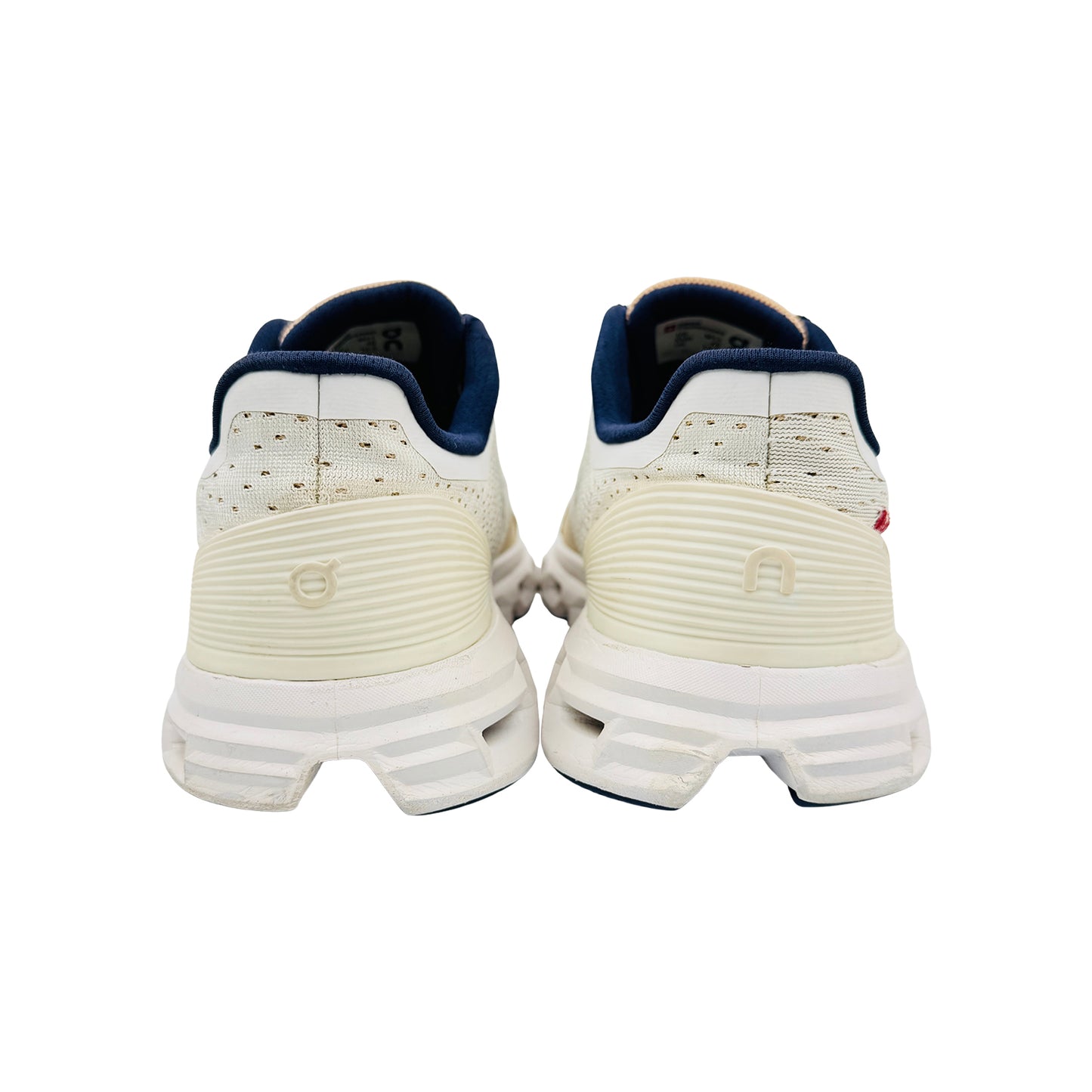 On Running Cloudstratus 'White Almond' Shoes (Size 45)